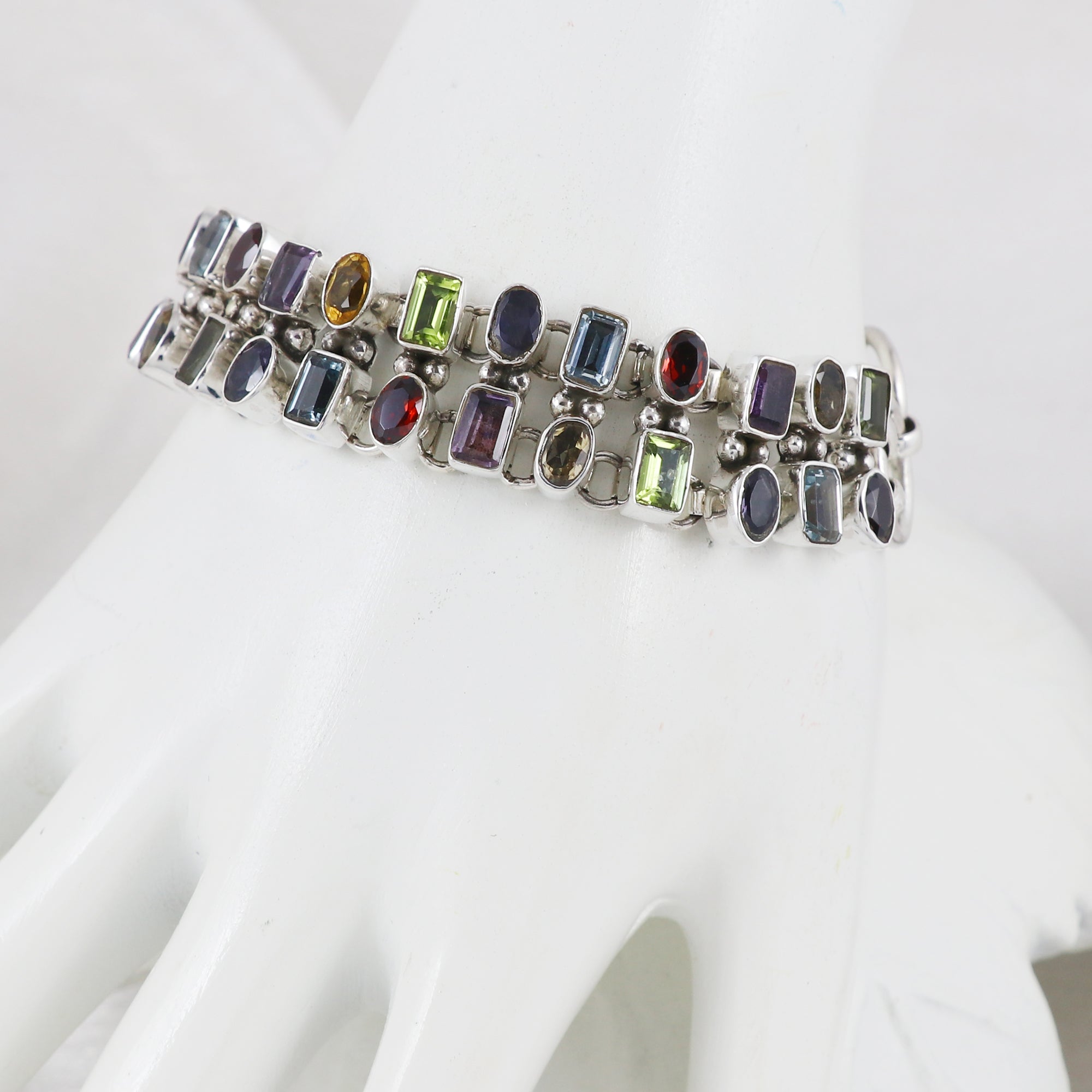 Natural Sterling Silver 925 Bracelet