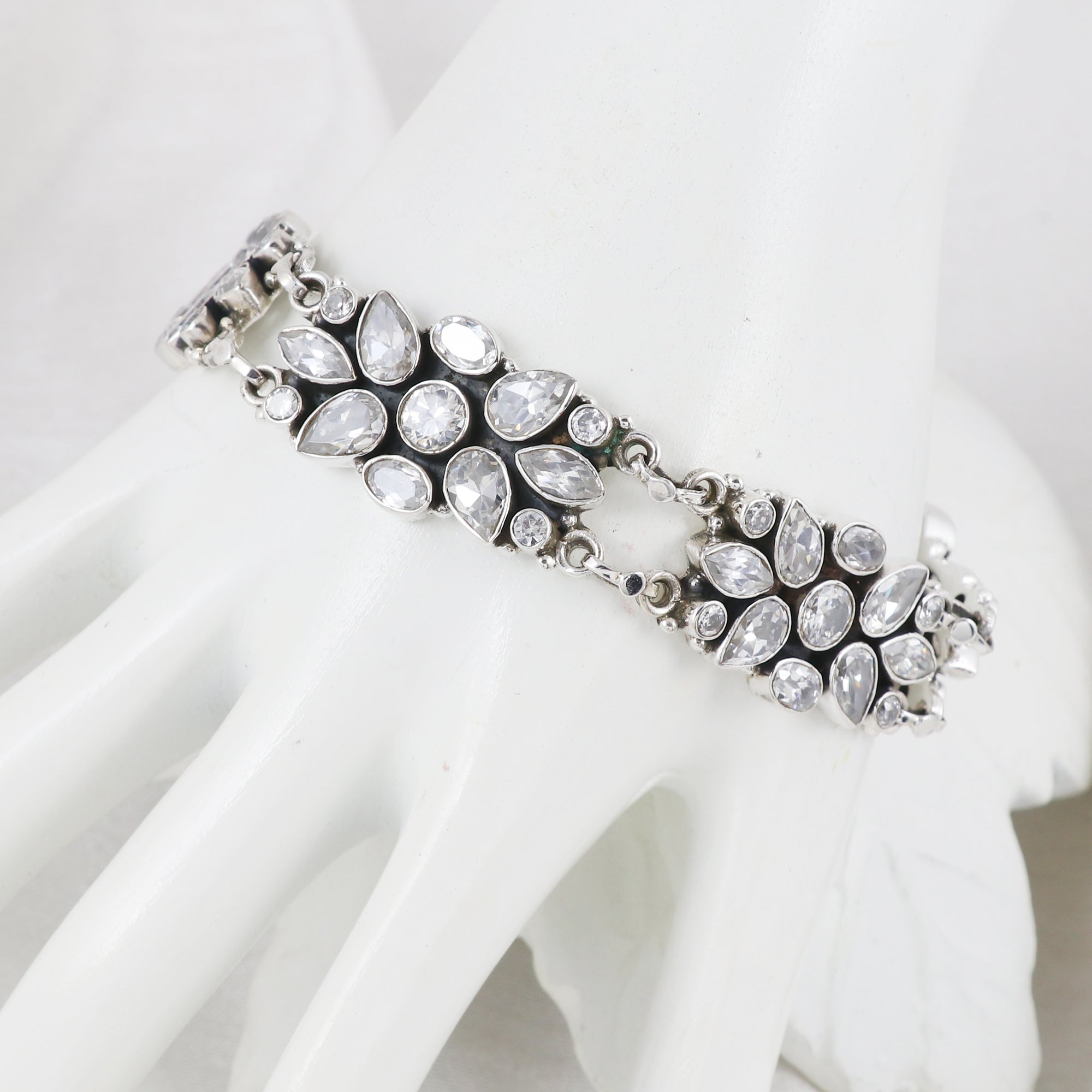 Natural Sterling Silver 925 Bracelet
