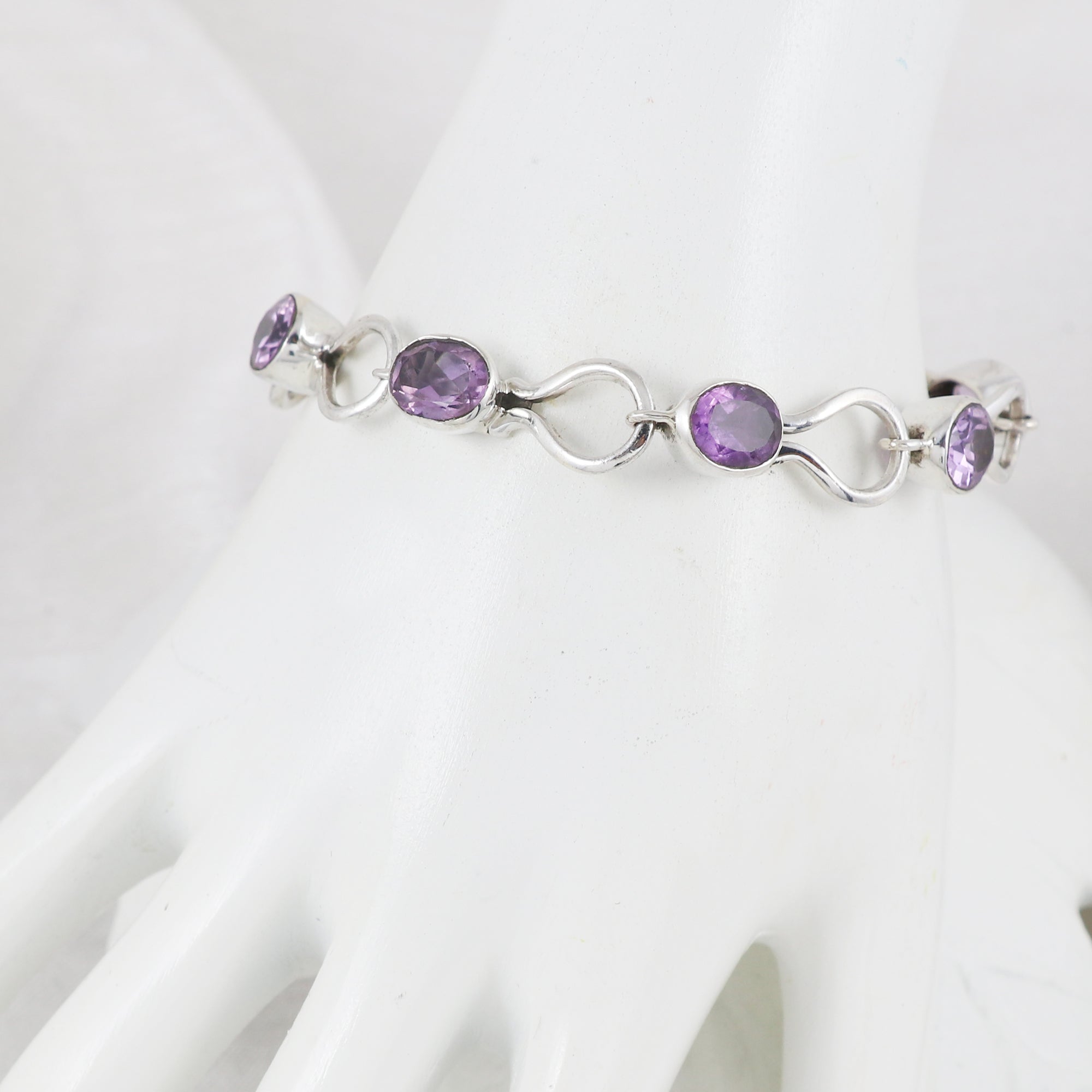 Natural Sterling Silver 925 Bracelet