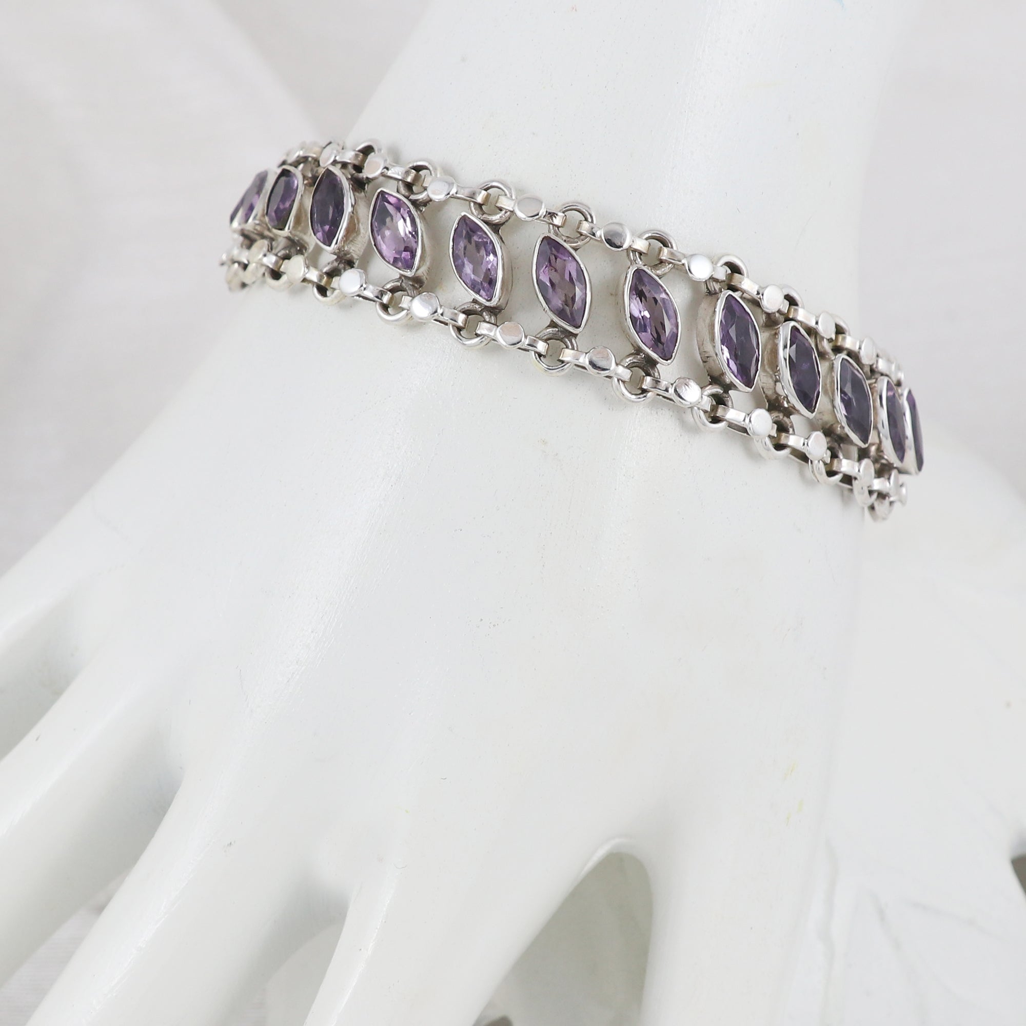 Natural Sterling Silver 925 Bracelet