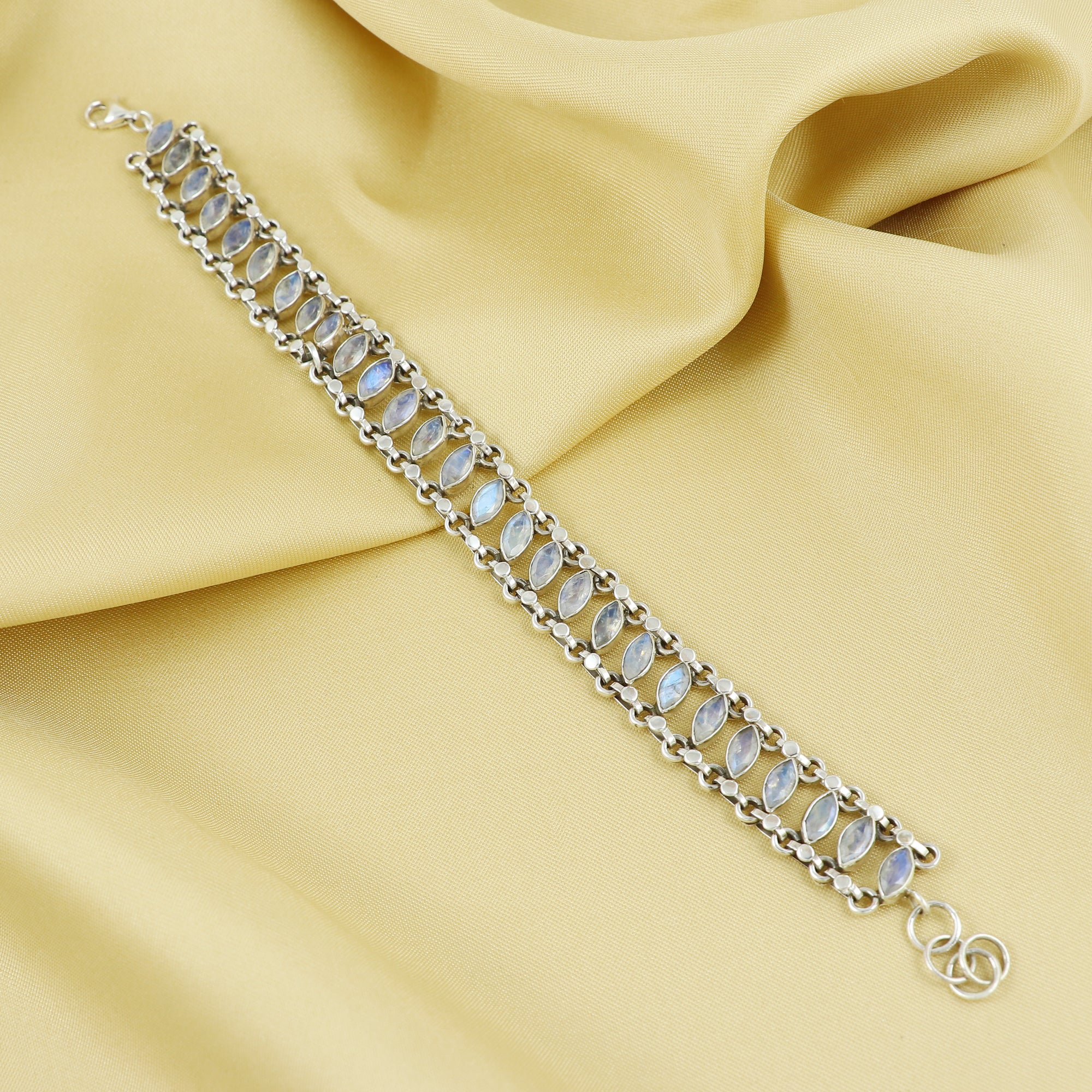 Natural Sterling Silver 925 Bracelet