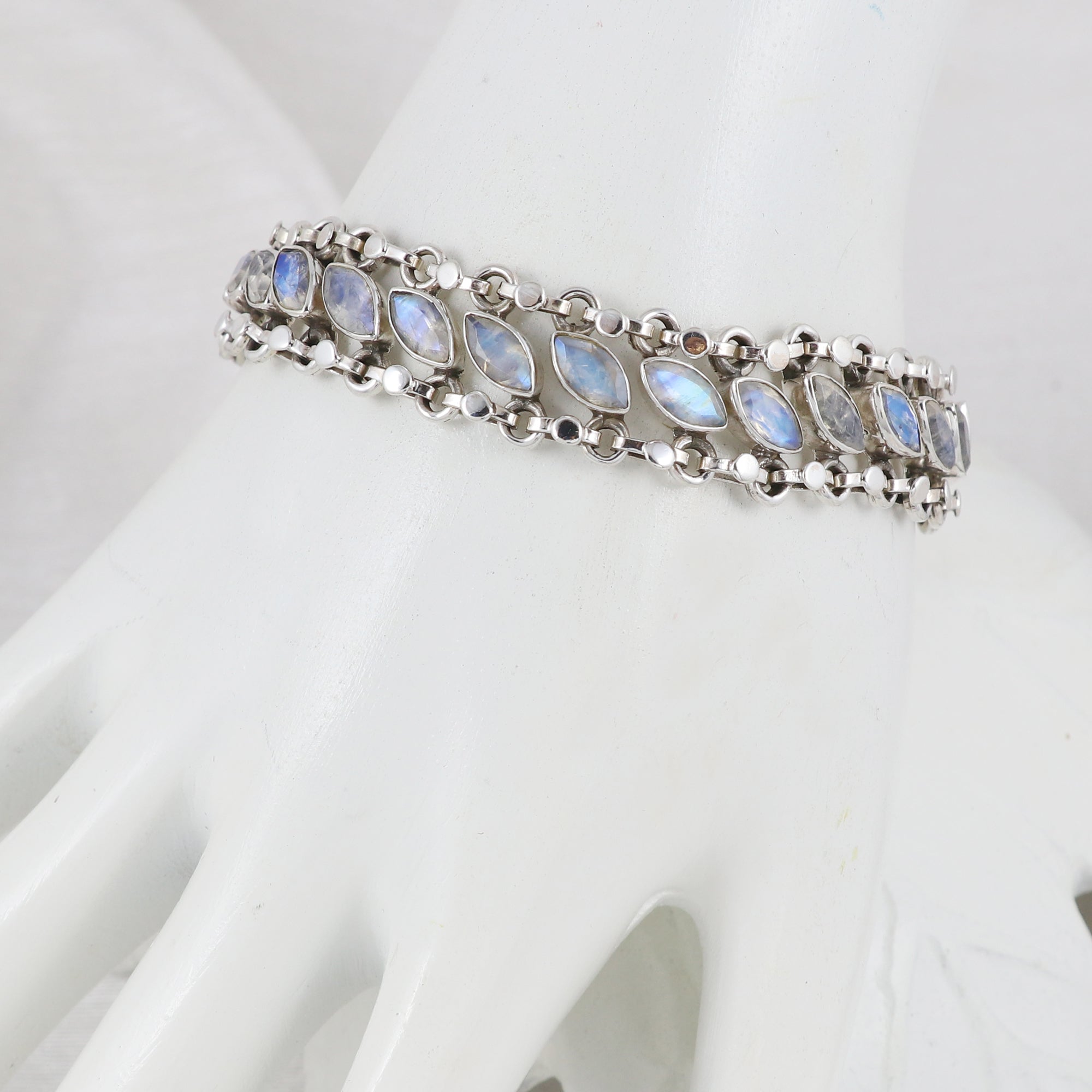 Natural Sterling Silver 925 Bracelet