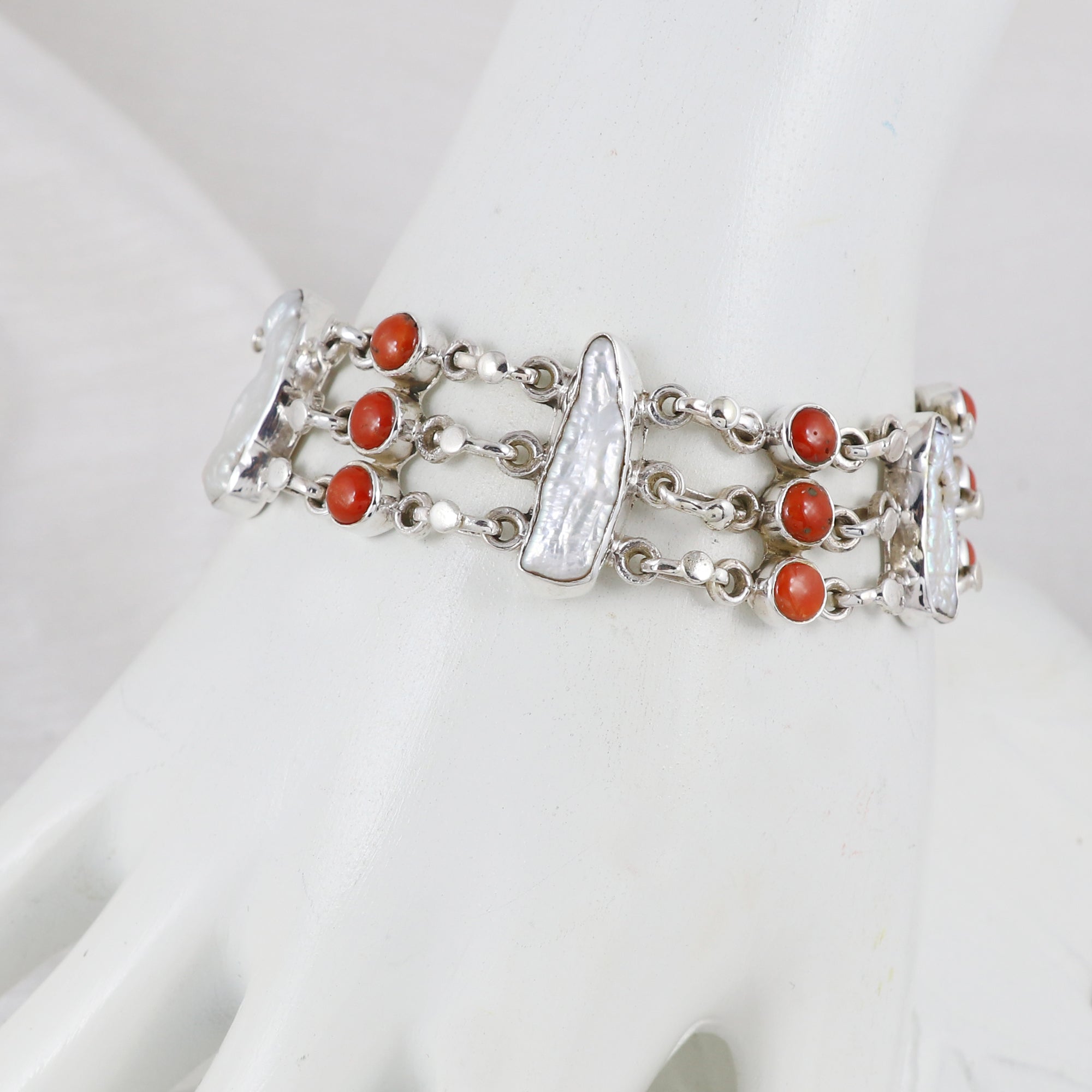 Natural Sterling Silver 925 Bracelet