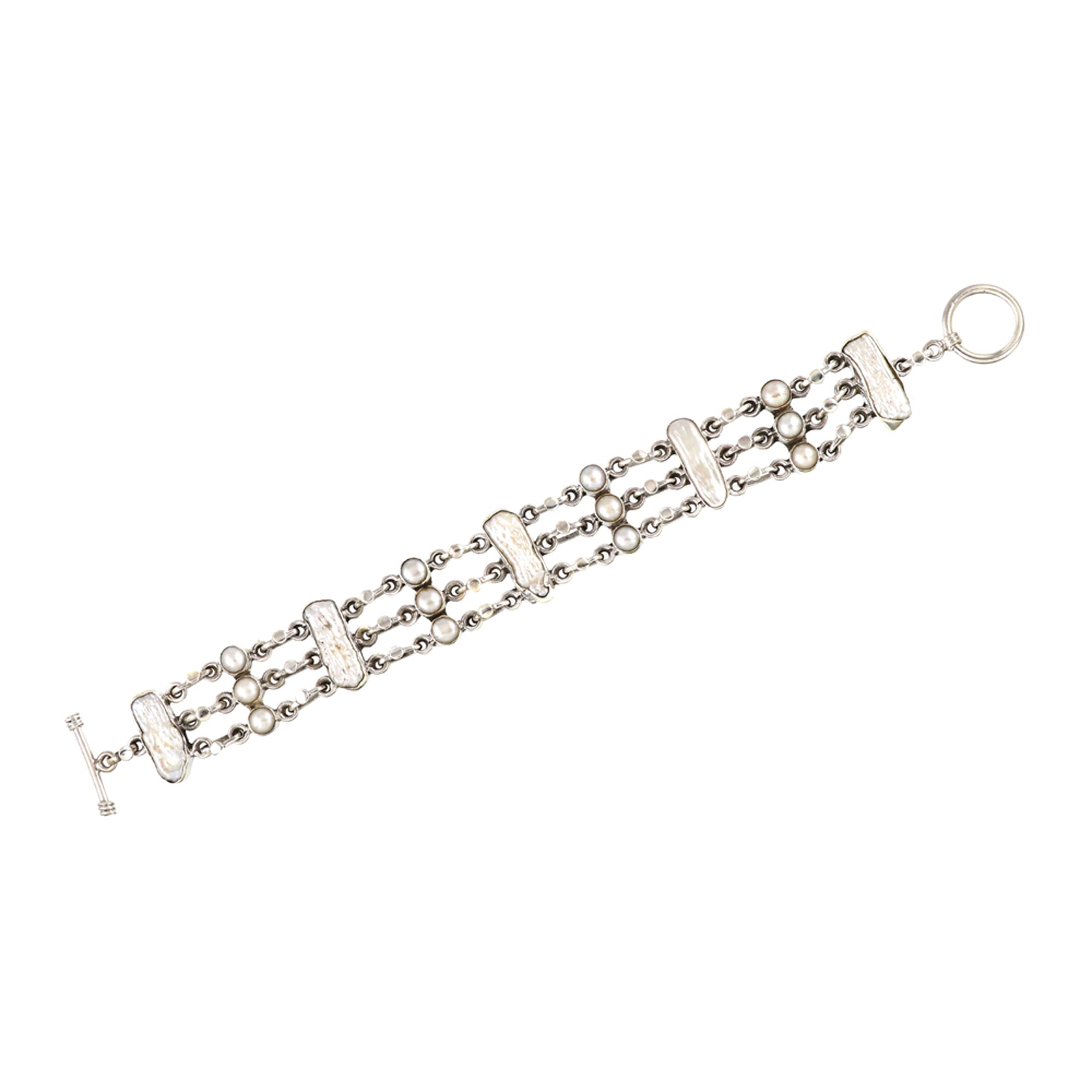 Natural Sterling Silver 925 Bracelet
