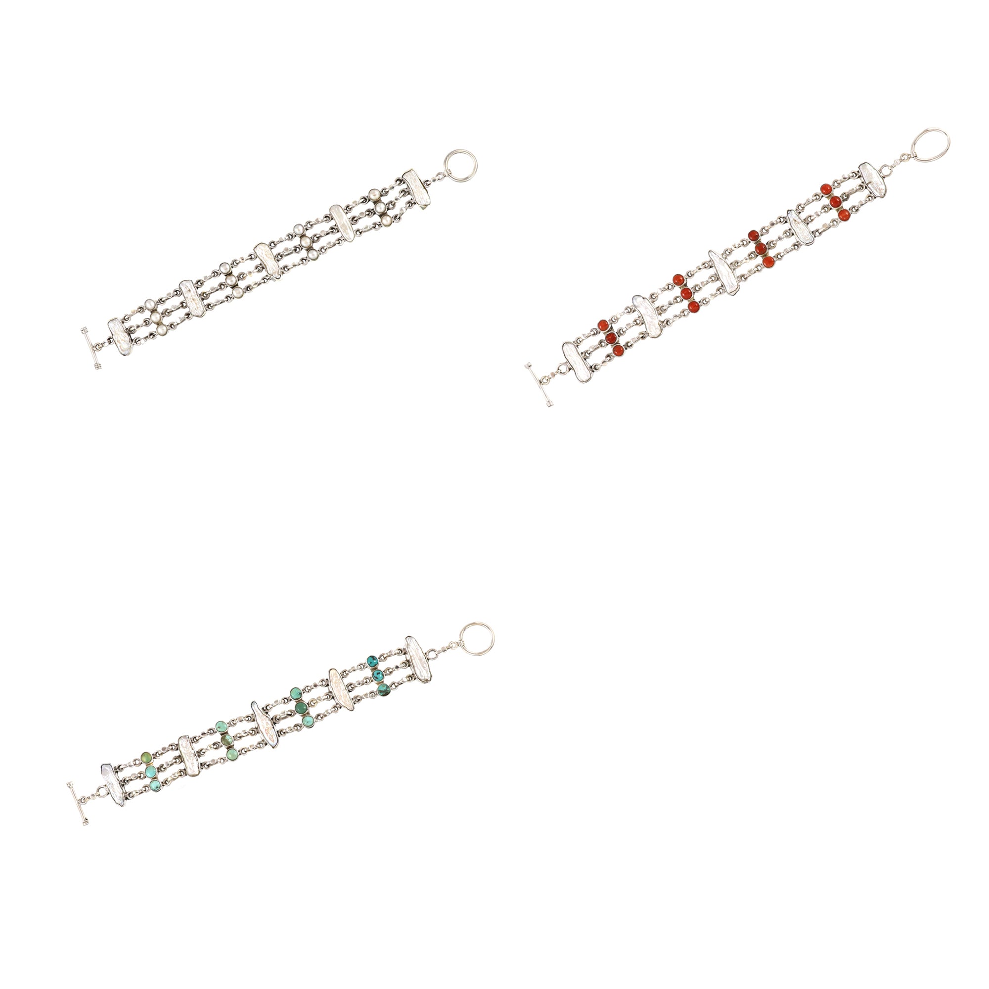 Natural Sterling Silver 925 Bracelet
