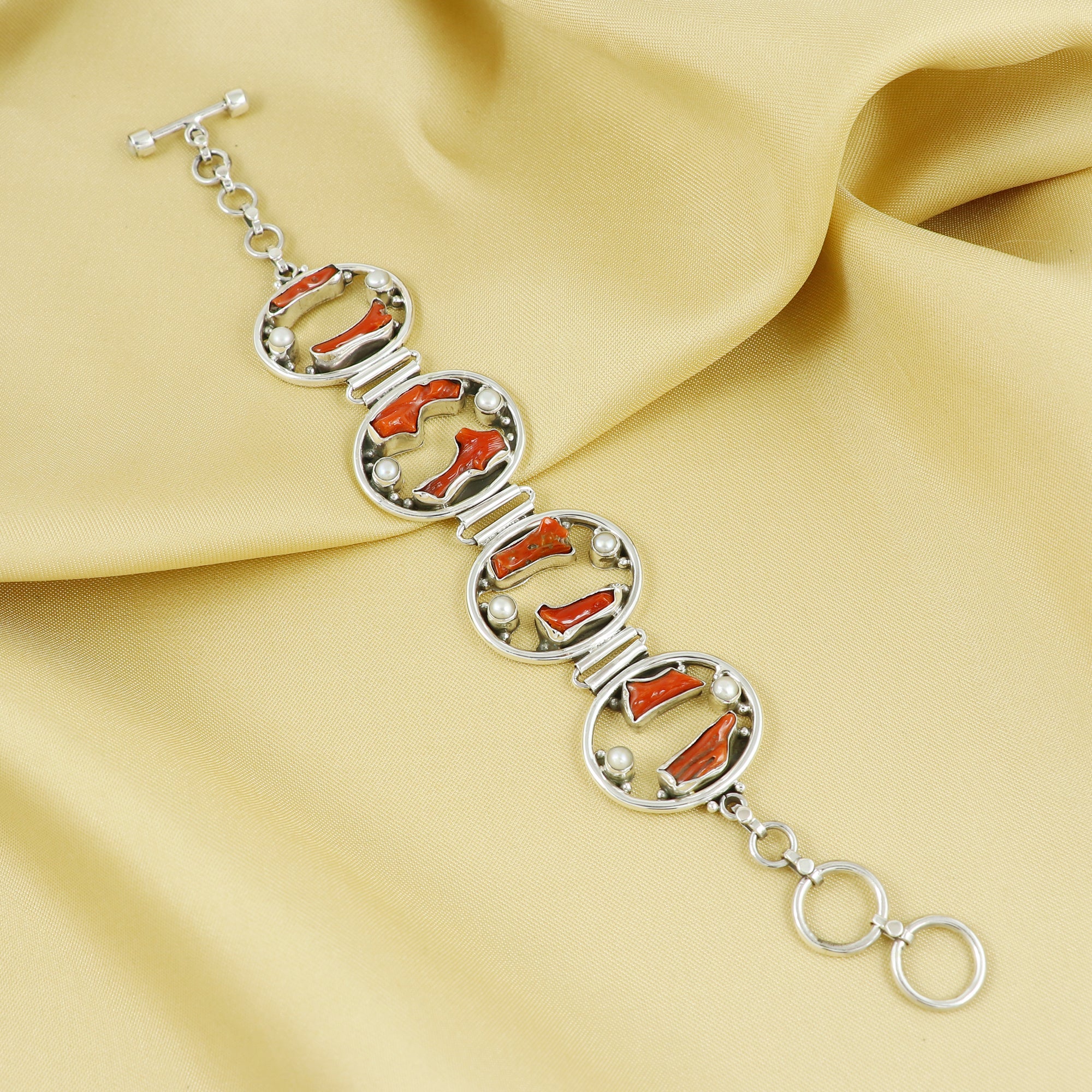 Natural Sterling Silver 925 Bracelet