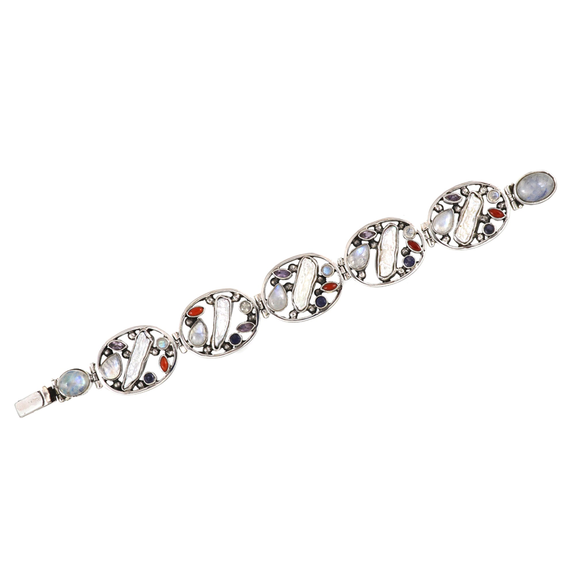 Natural Sterling Silver 925 Bracelet