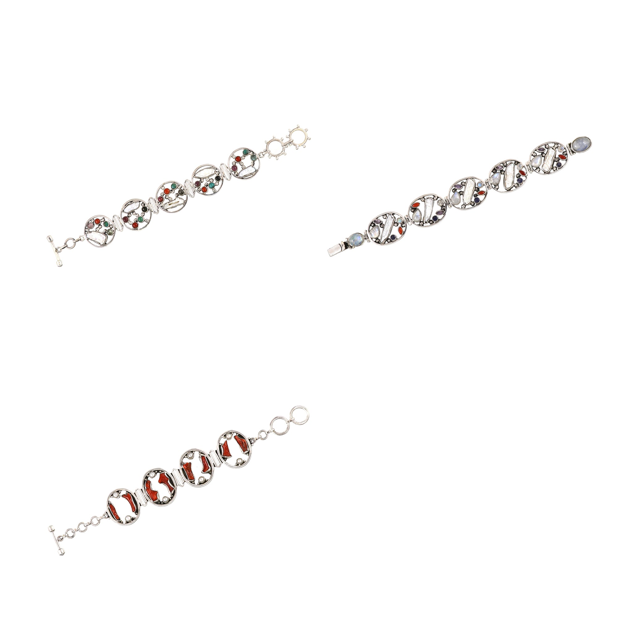 Natural Sterling Silver 925 Bracelet