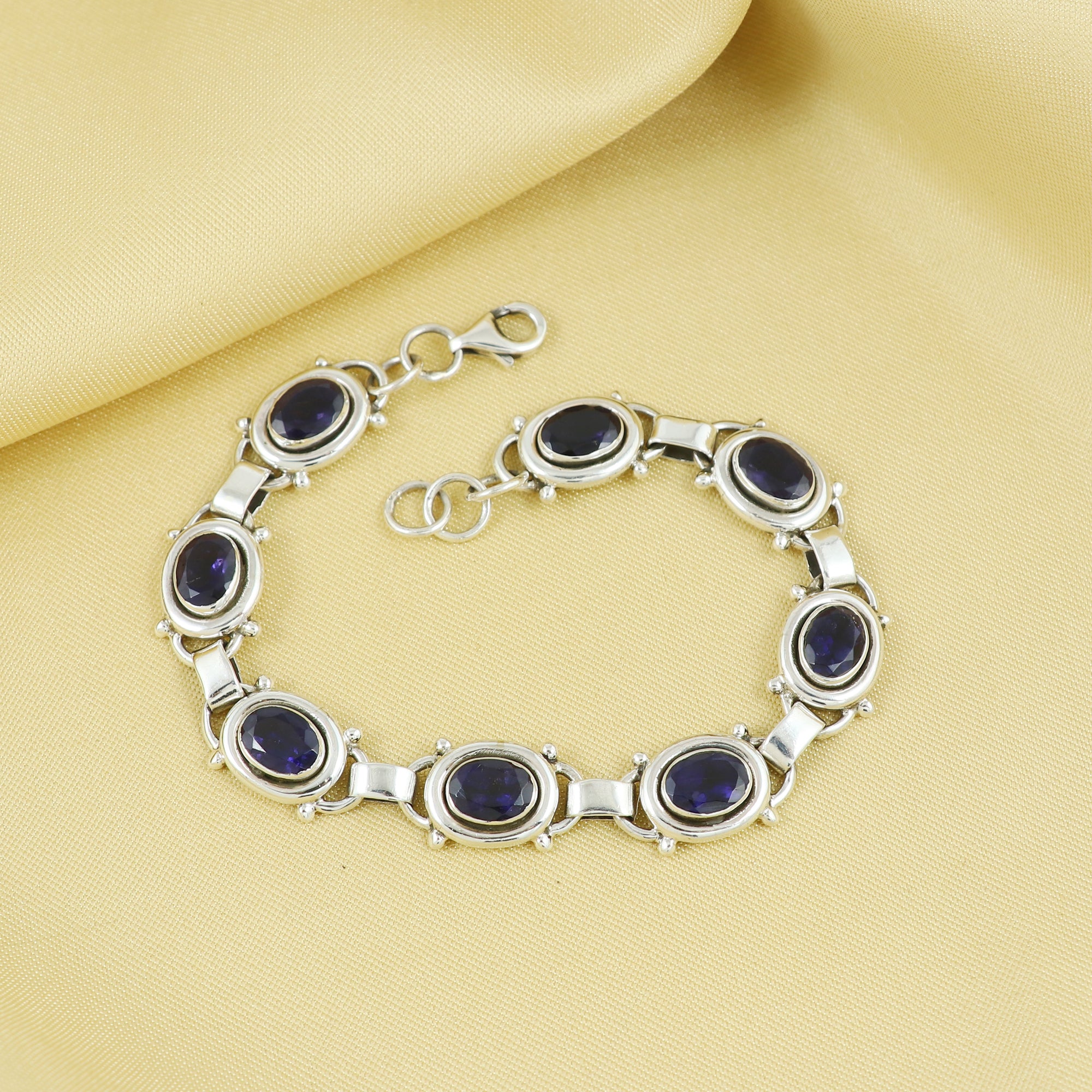 Natural Sterling Silver 925 Bracelet