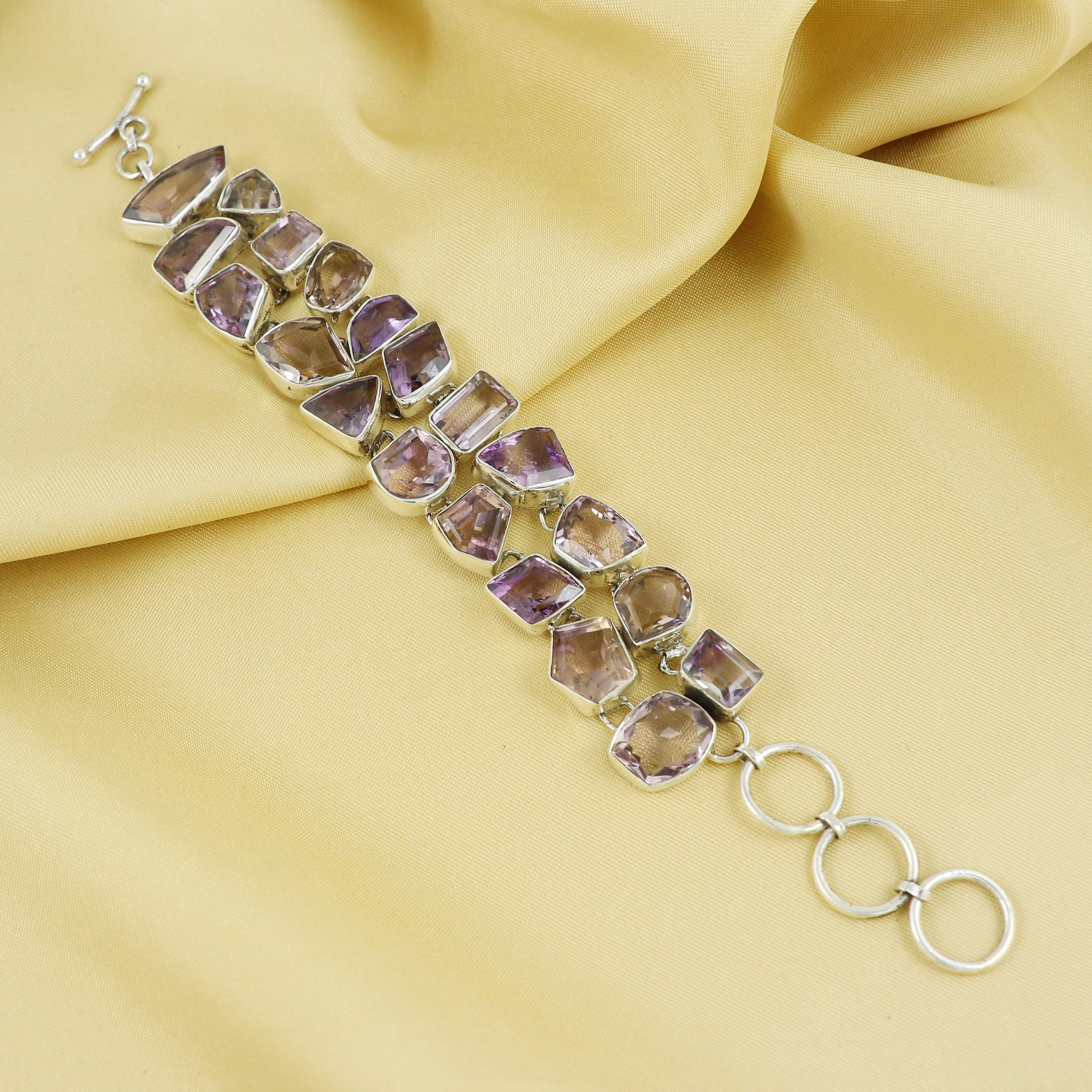 Natural Sterling Silver 925 Bracelet