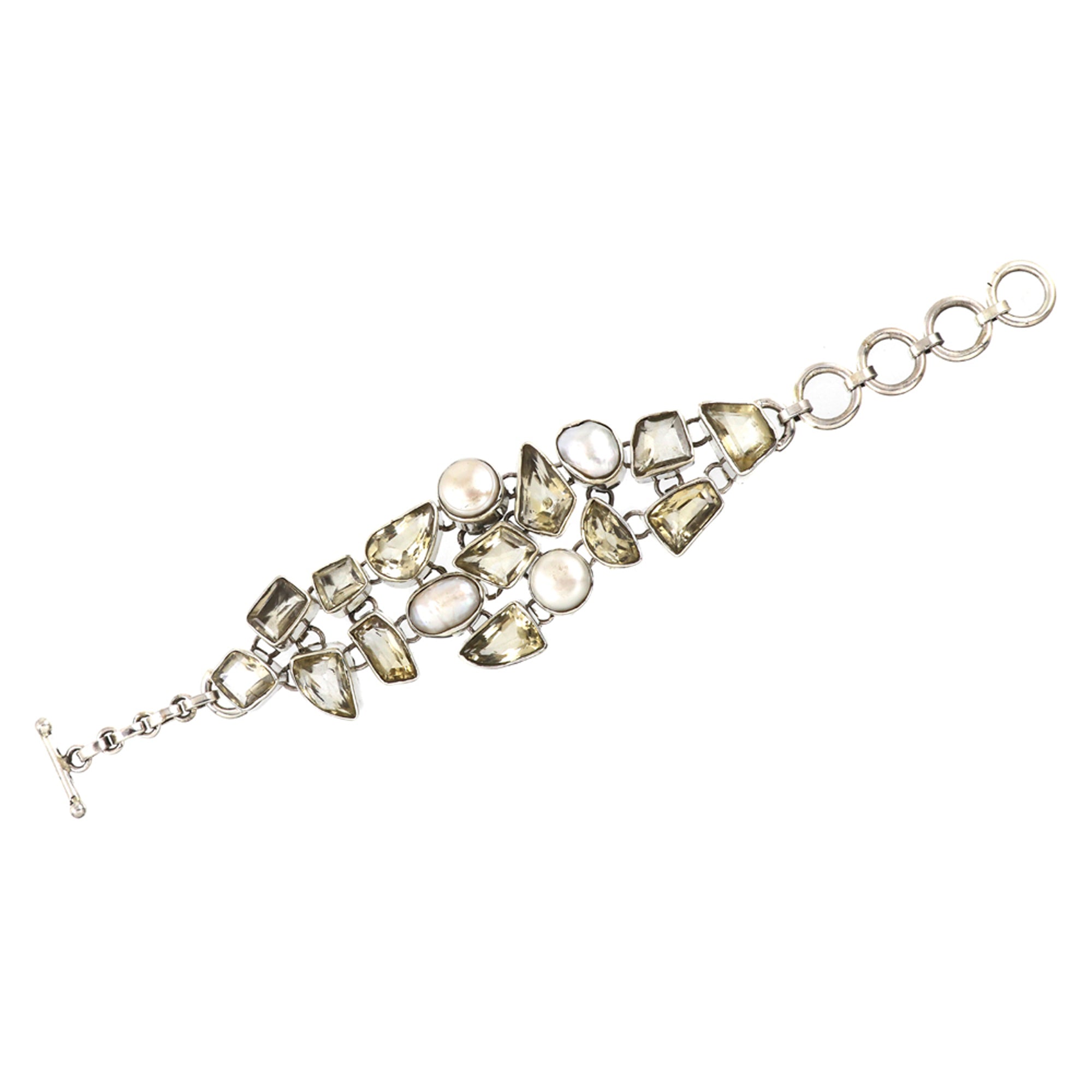 Natural Sterling Silver 925 Bracelet
