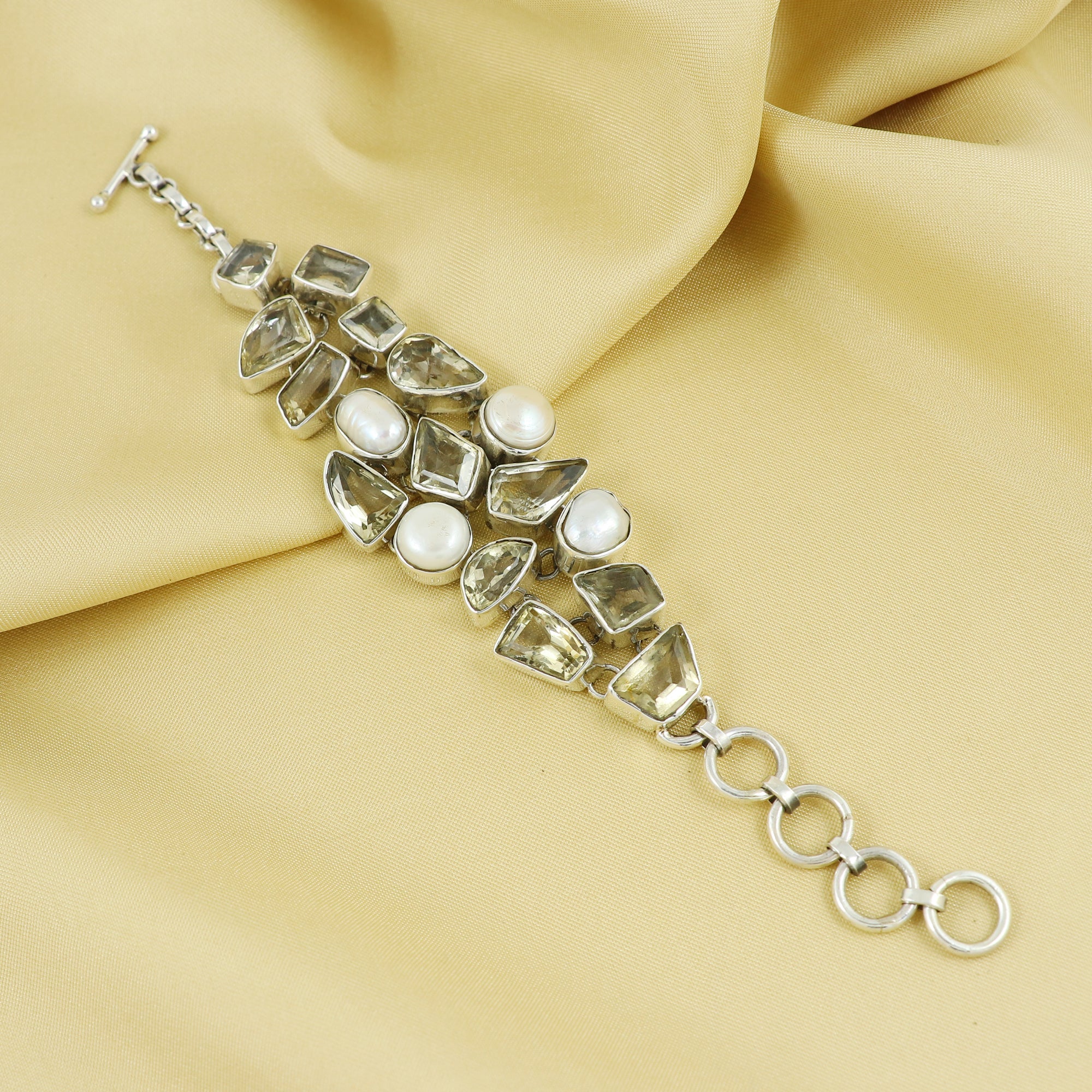 Natural Sterling Silver 925 Bracelet