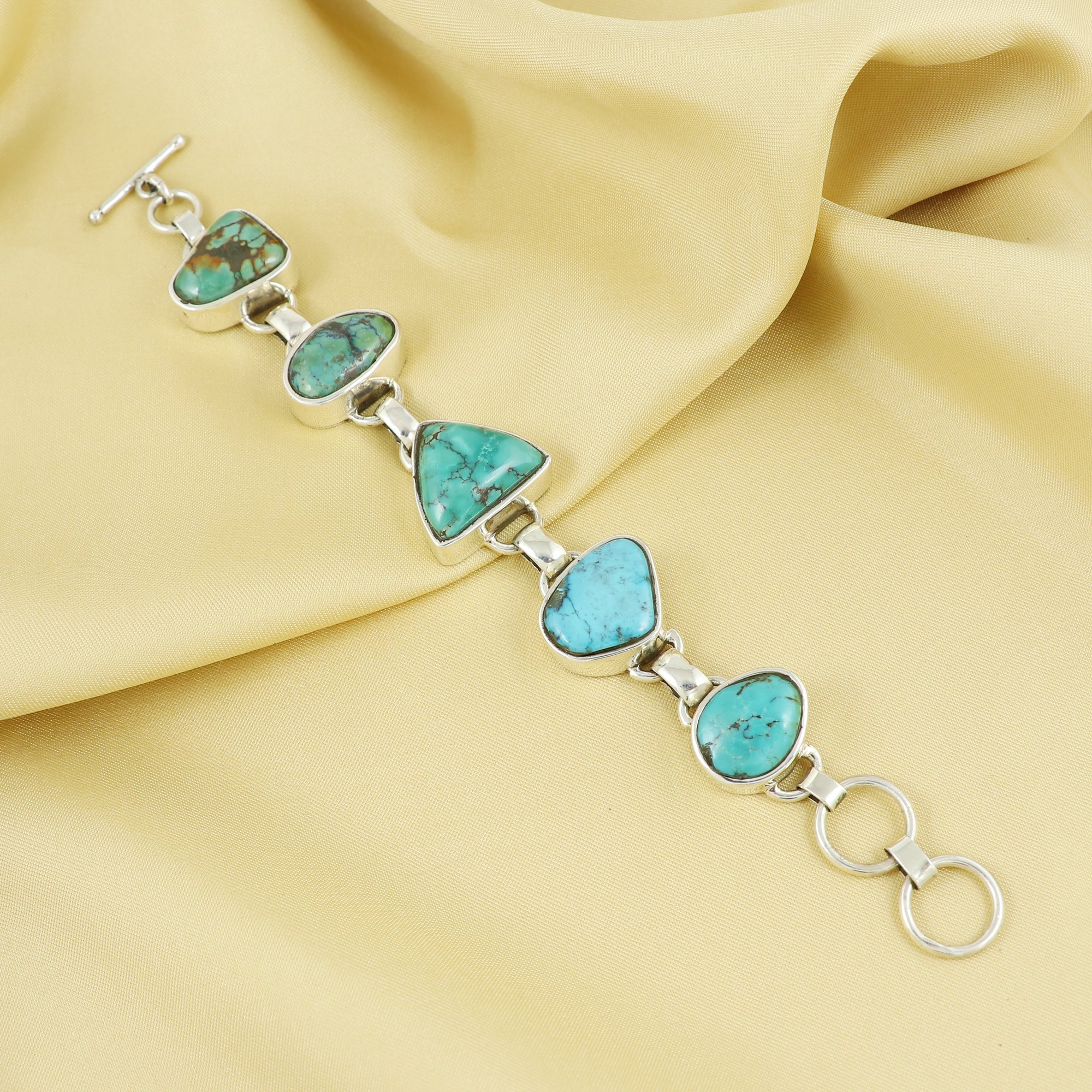 Natural Sterling Silver 925 Bracelet