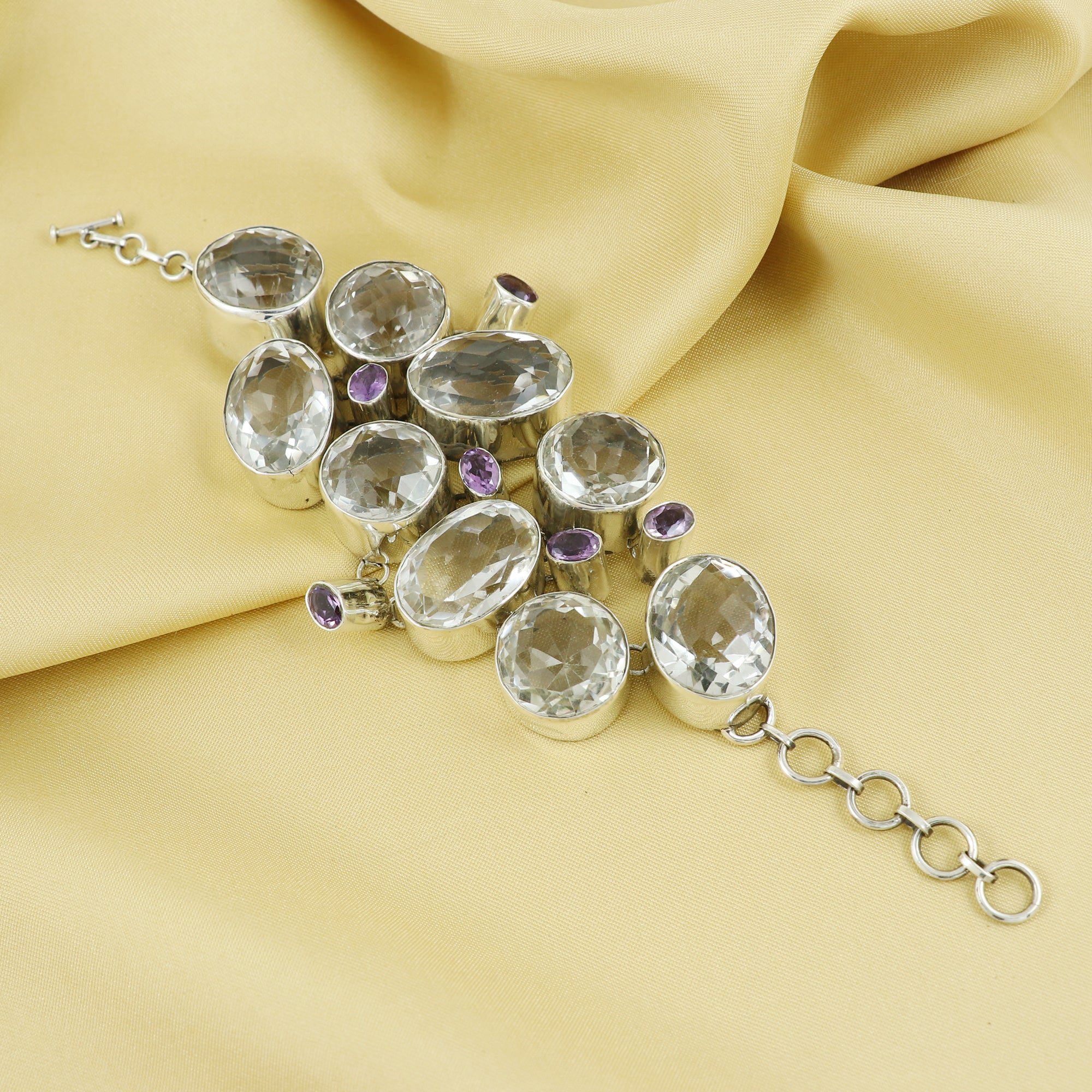 Natural Sterling Silver 925 Bracelet