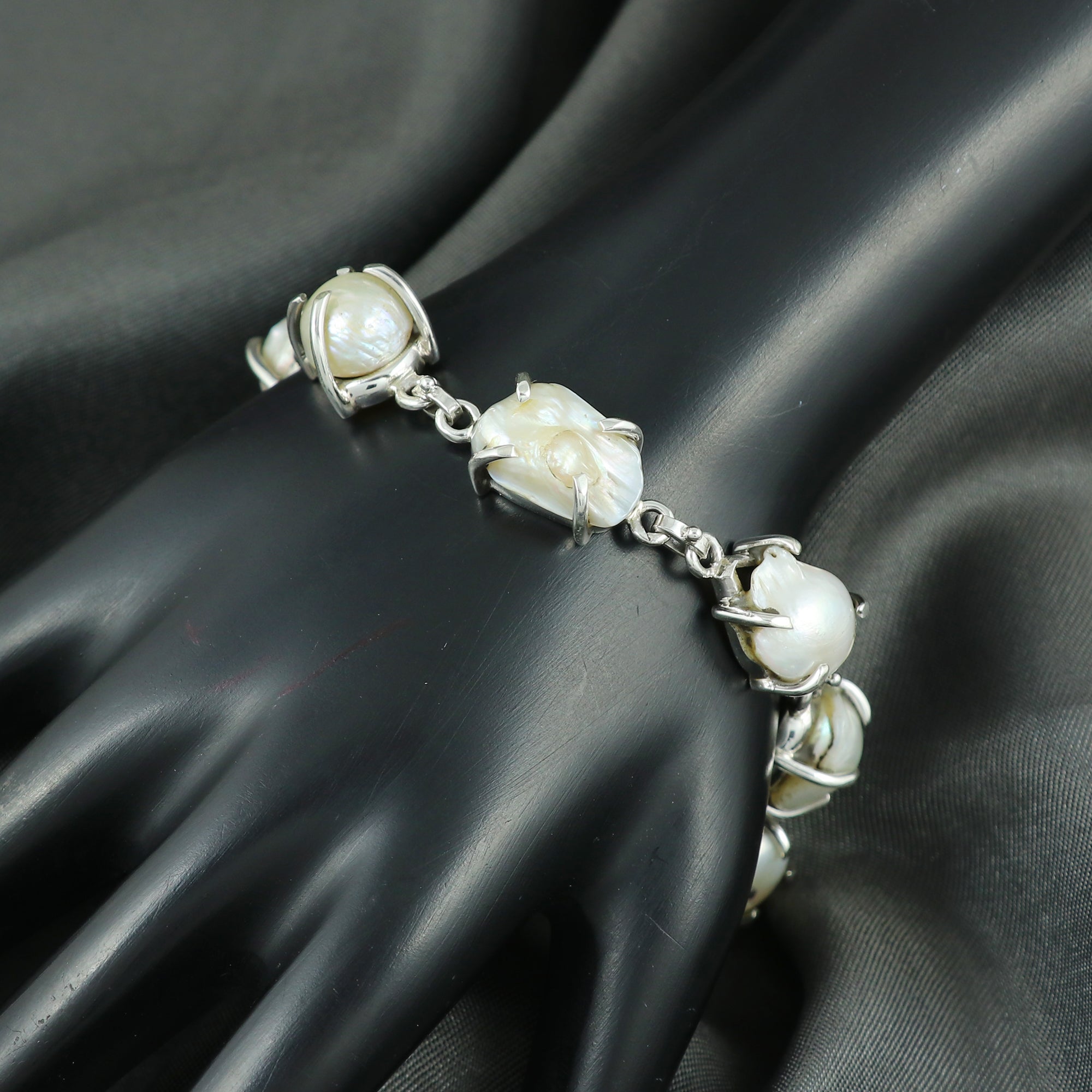 Natural Sterling Silver 925 Bracelet