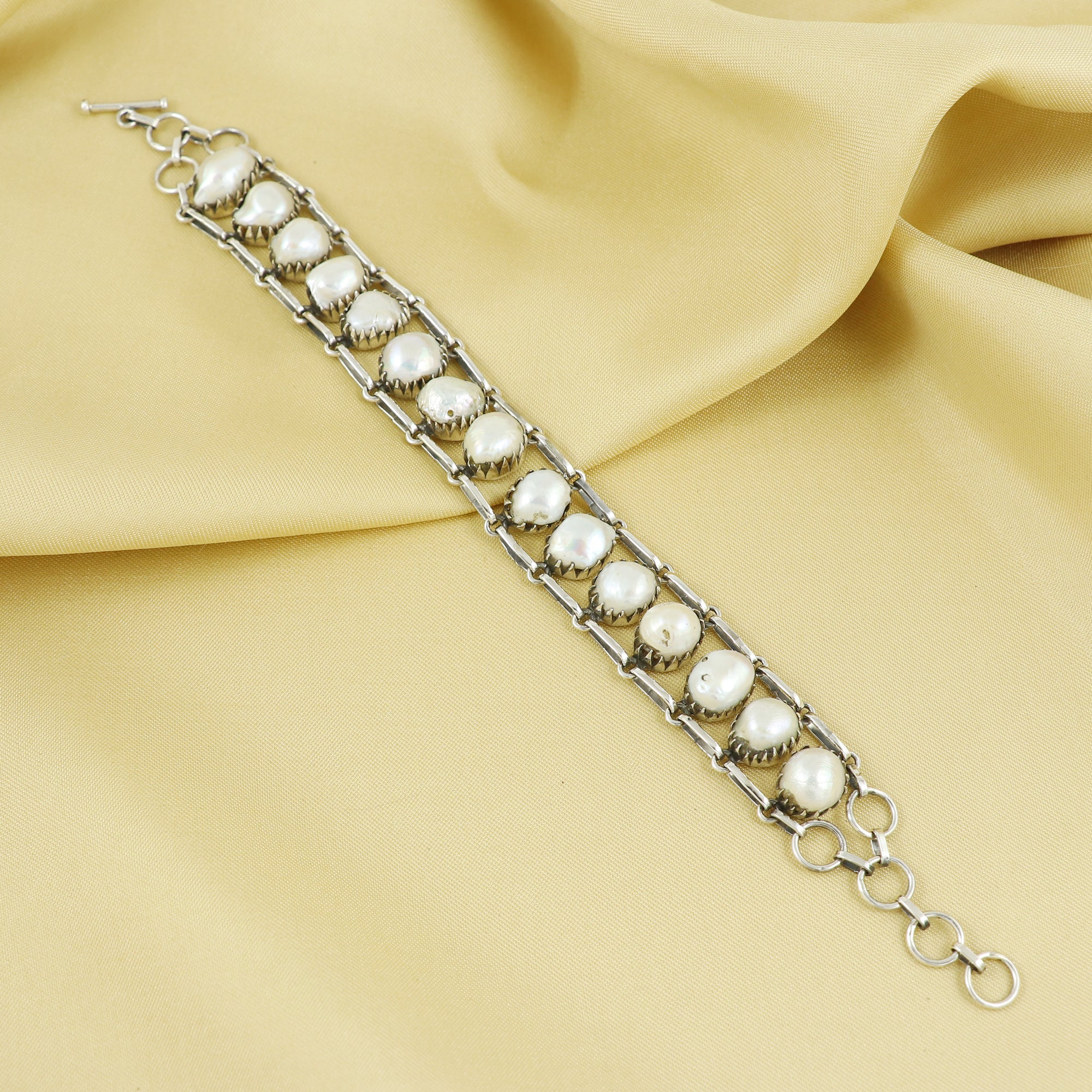 Natural Sterling Silver 925 Bracelet