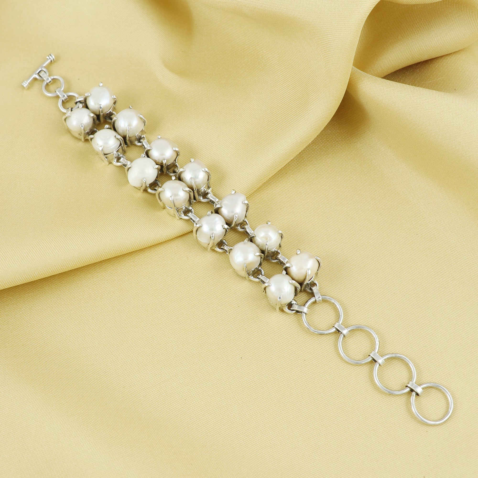 Natural Sterling Silver 925 Bracelet