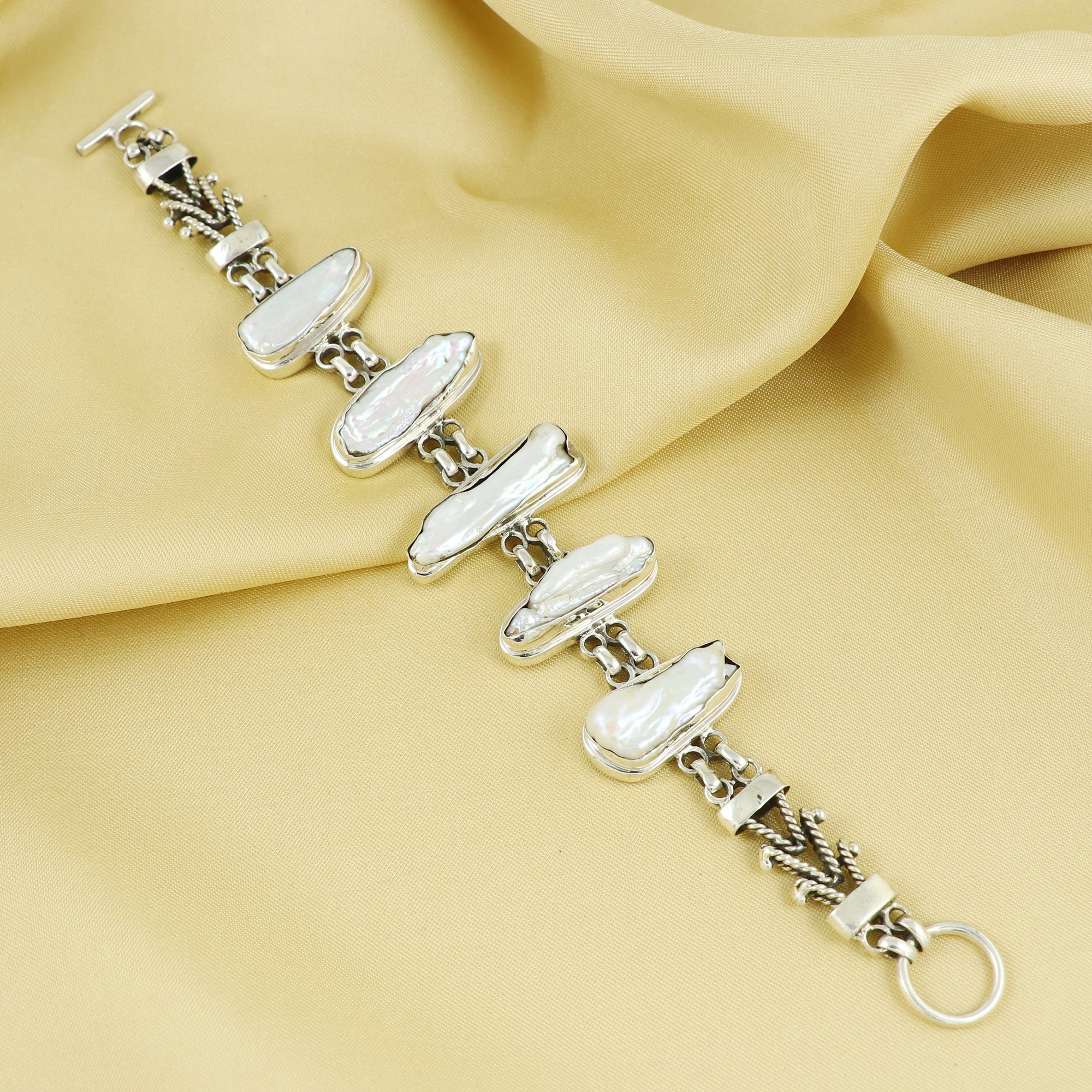 Natural Sterling Silver 925 Bracelet