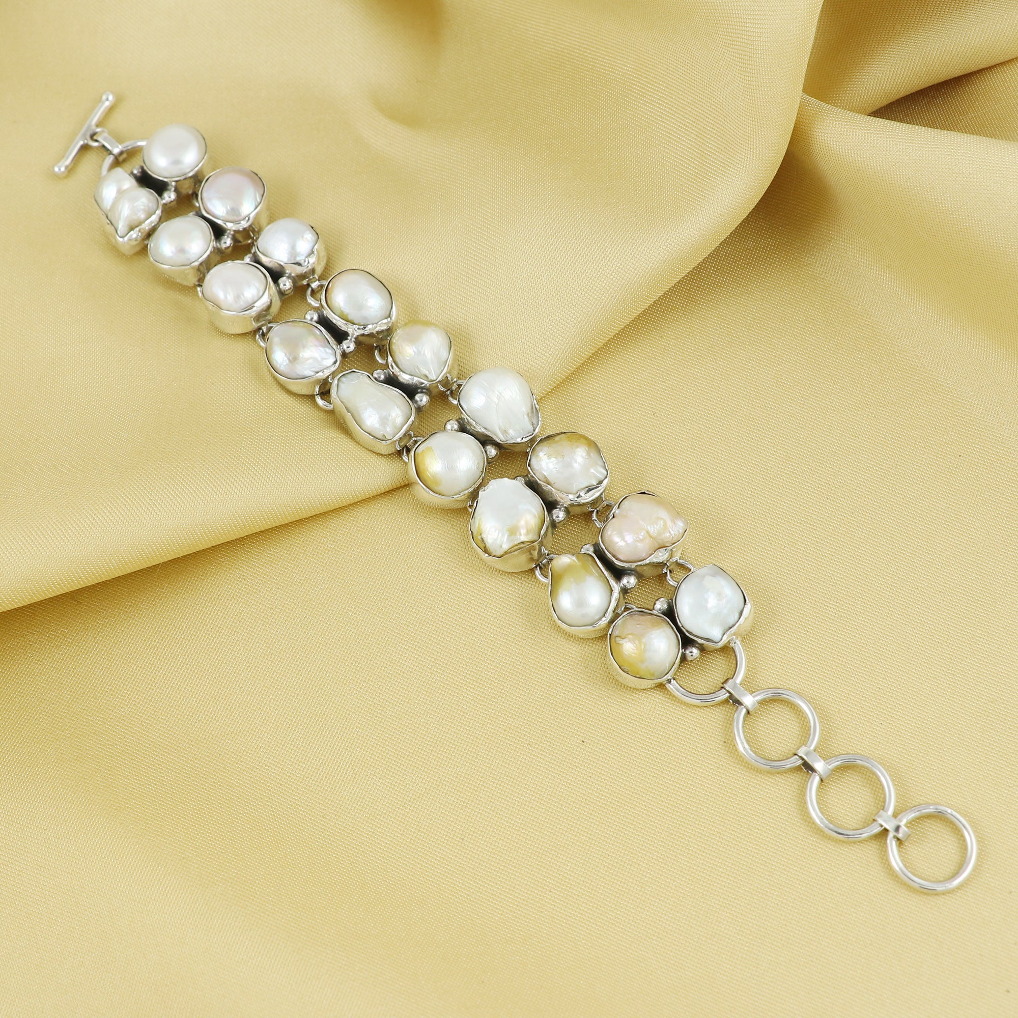 Natural Sterling Silver 925 Bracelet
