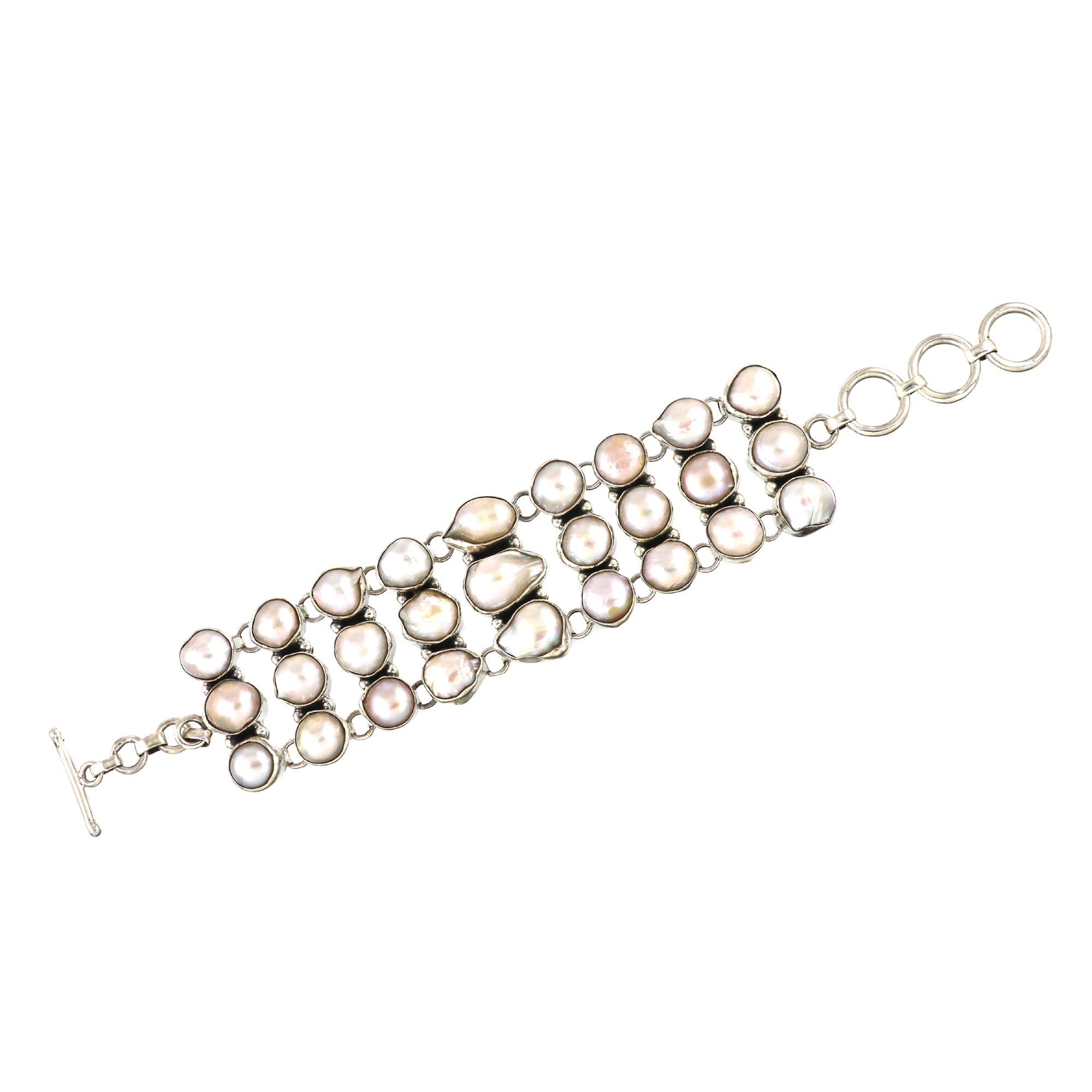 Natural Sterling Silver 925 Bracelet