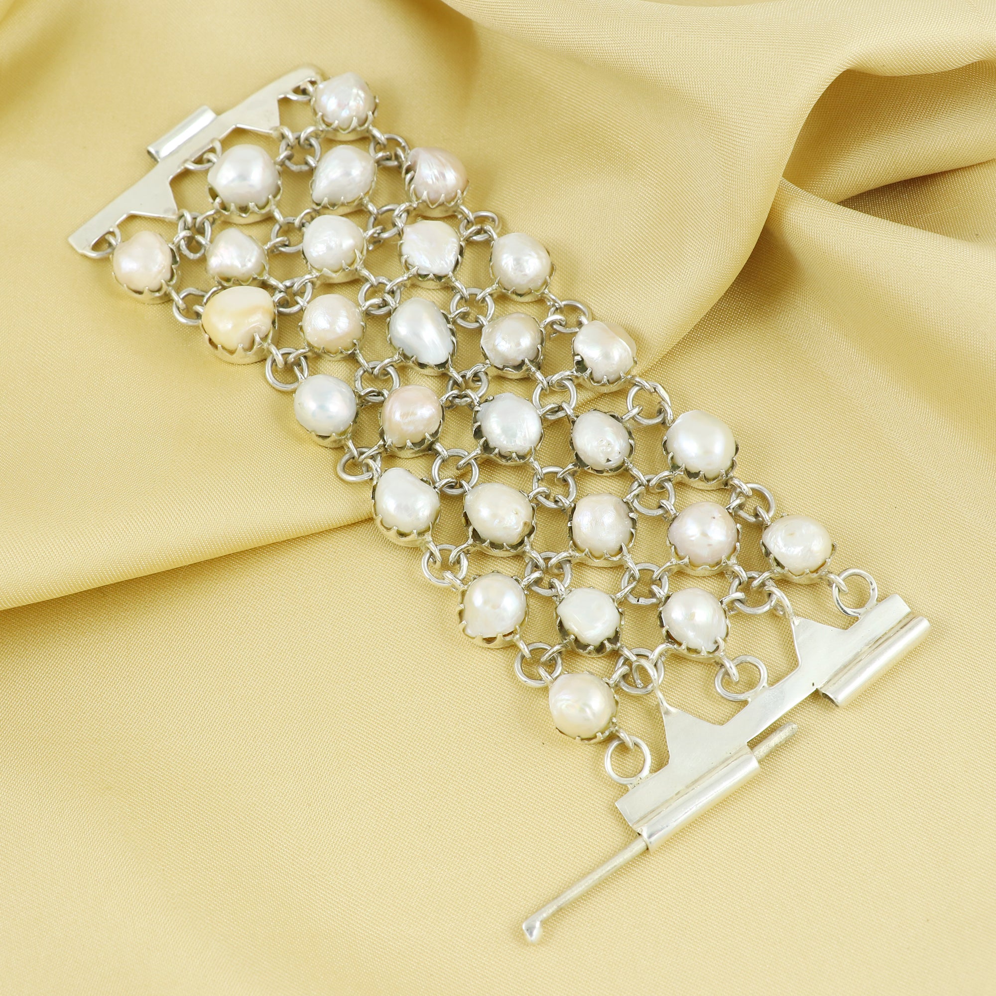 Natural Sterling Silver 925 Bracelet