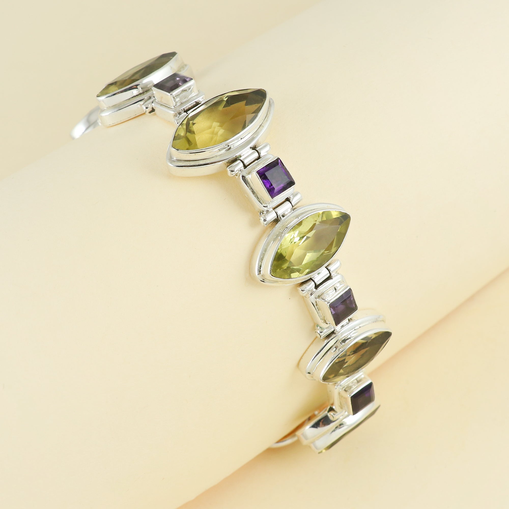 Natural Sterling Silver 925 Bracelet