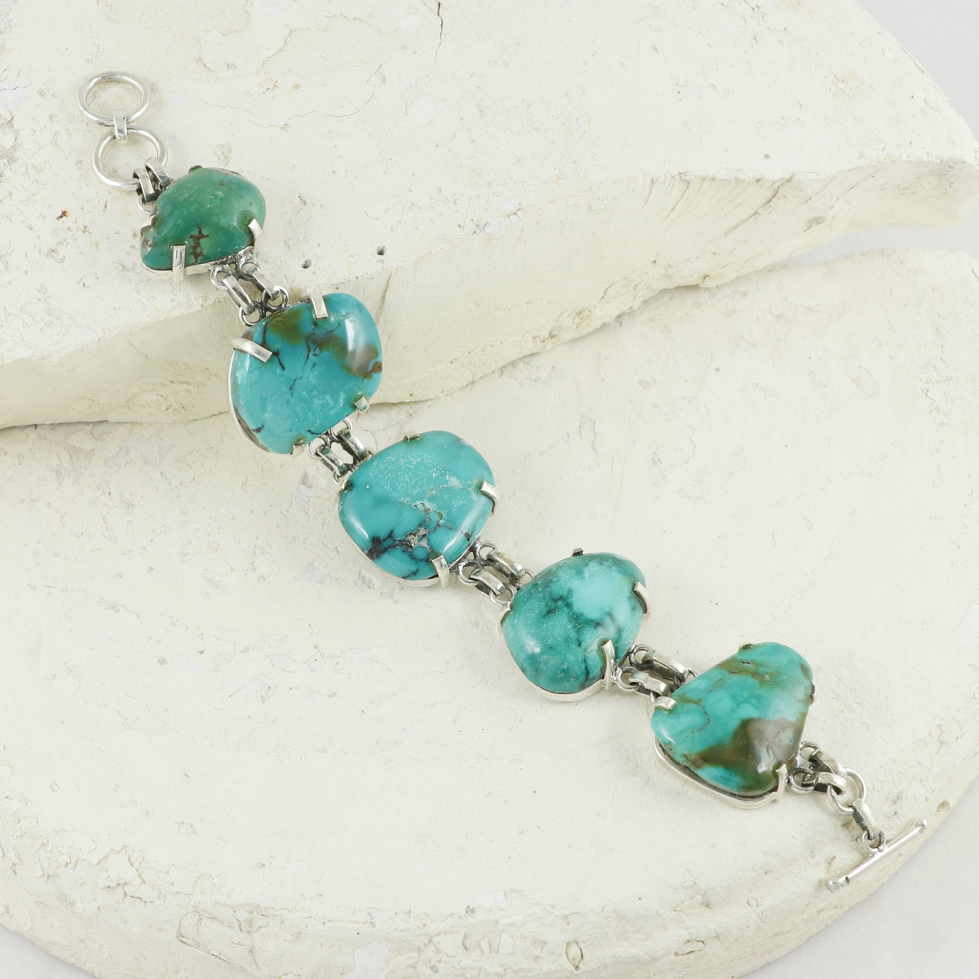 Natural Sterling Silver 925 Bracelet