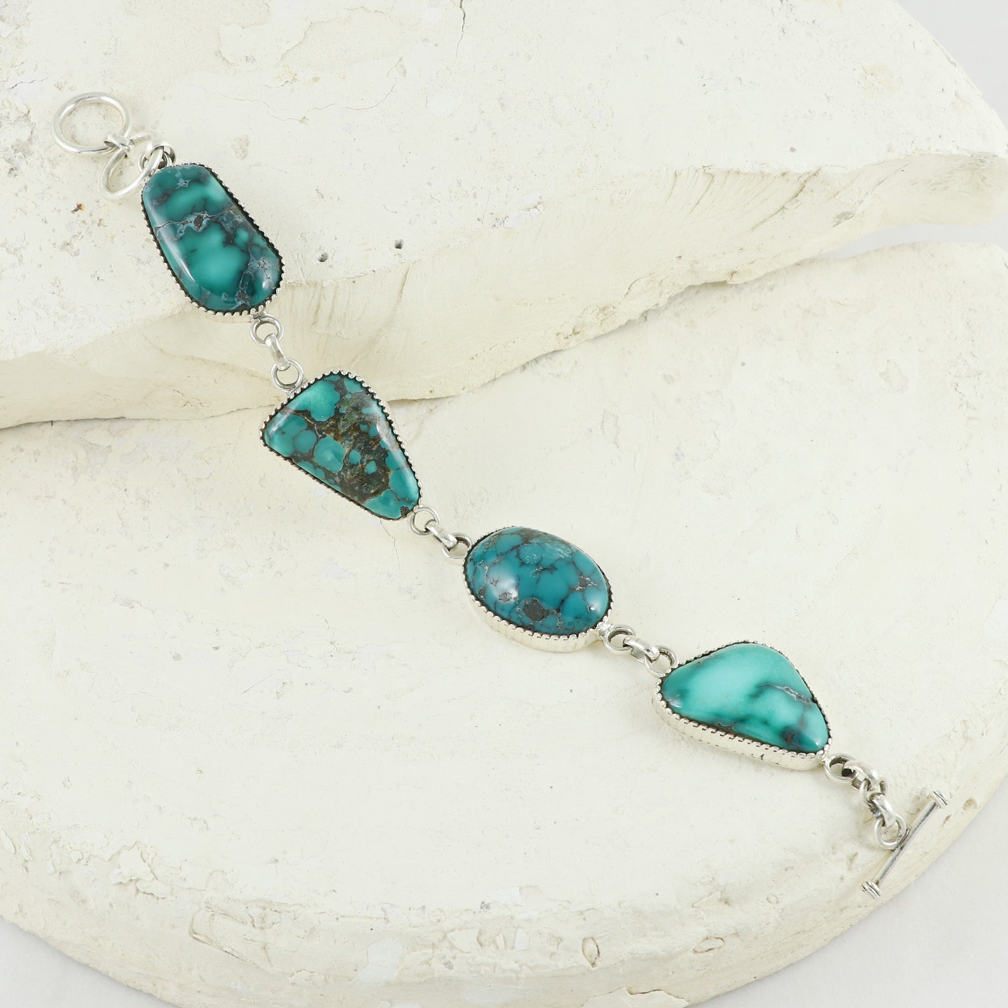 Natural Sterling Silver 925 Bracelet