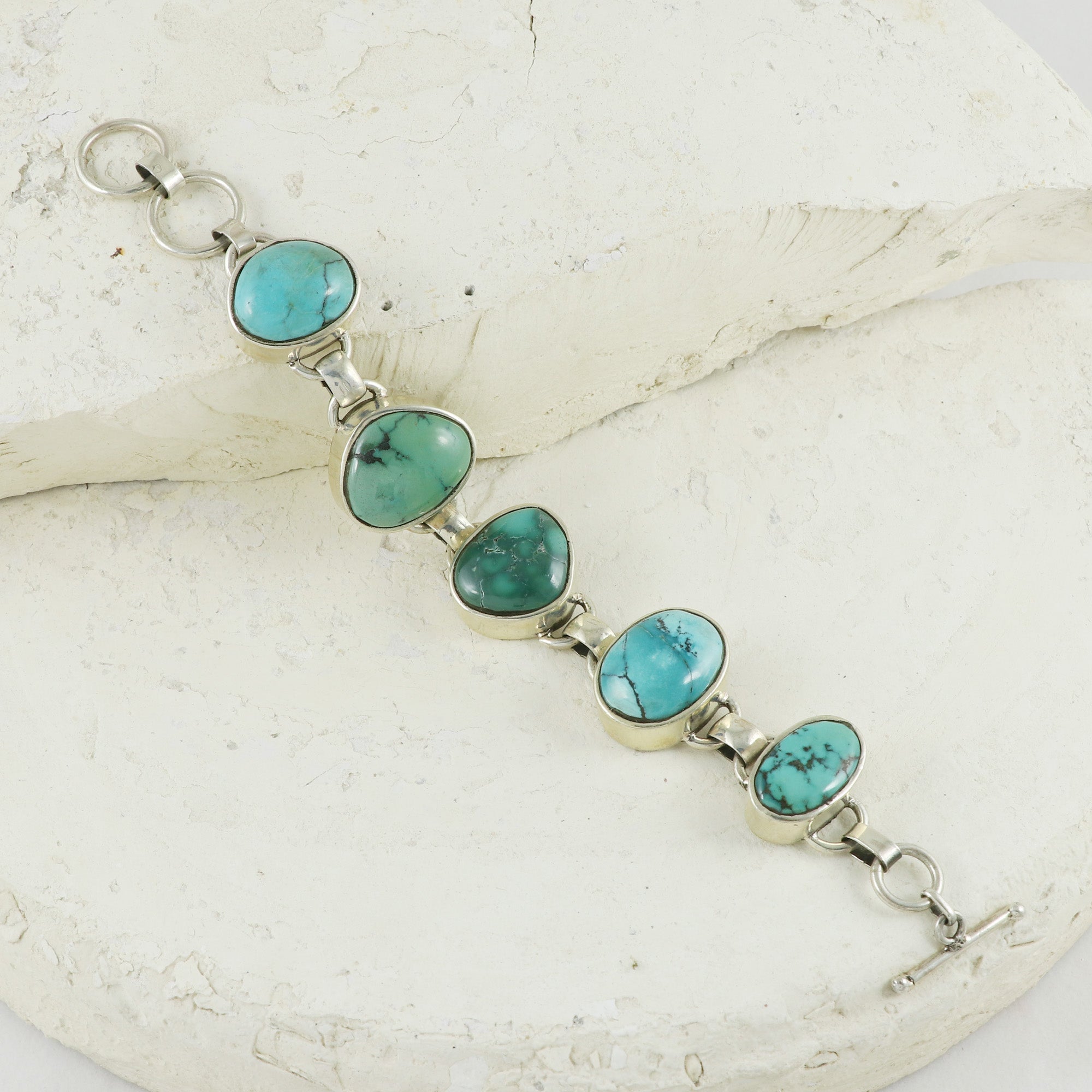 Natural Sterling Silver 925 Bracelet