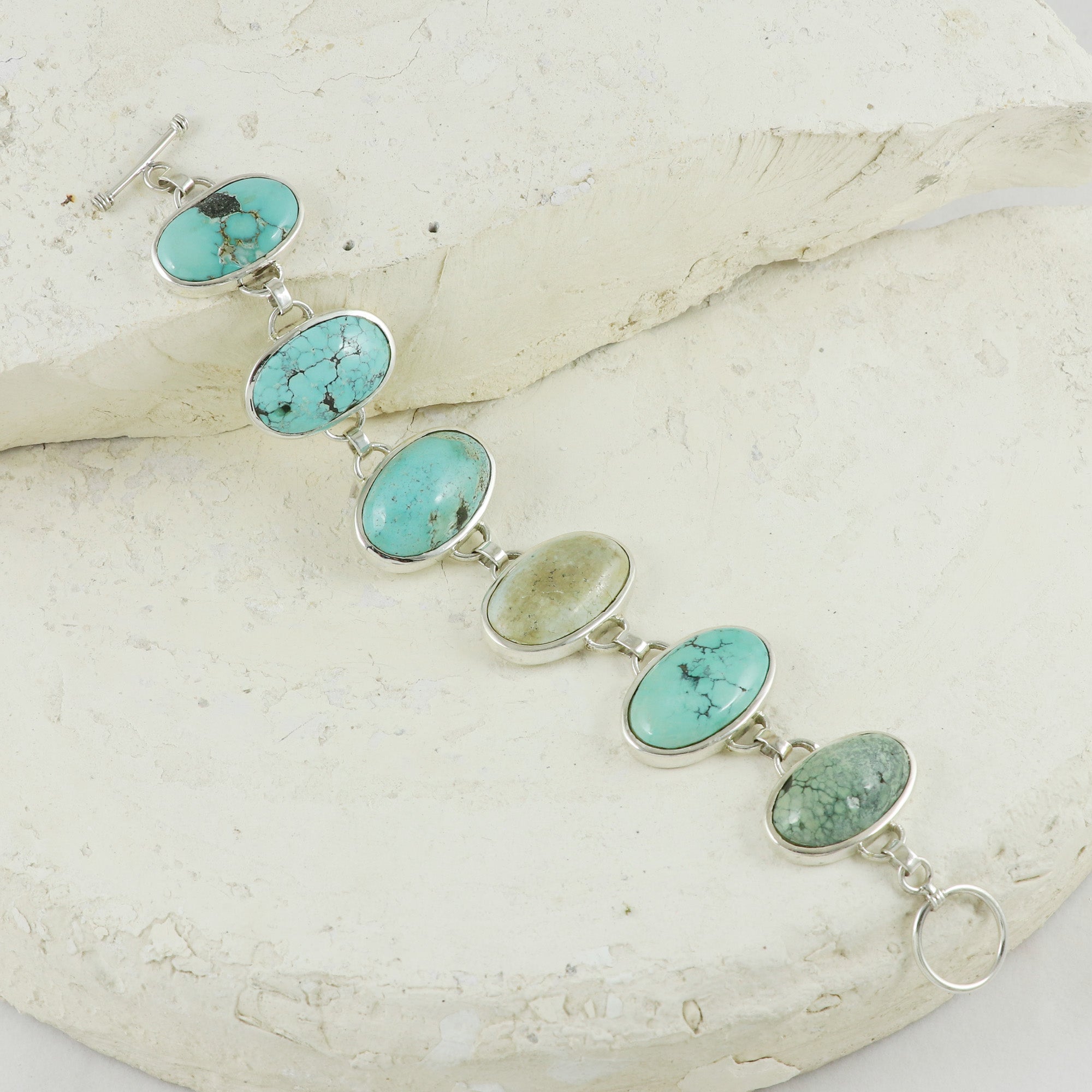 Natural Sterling Silver 925 Bracelet