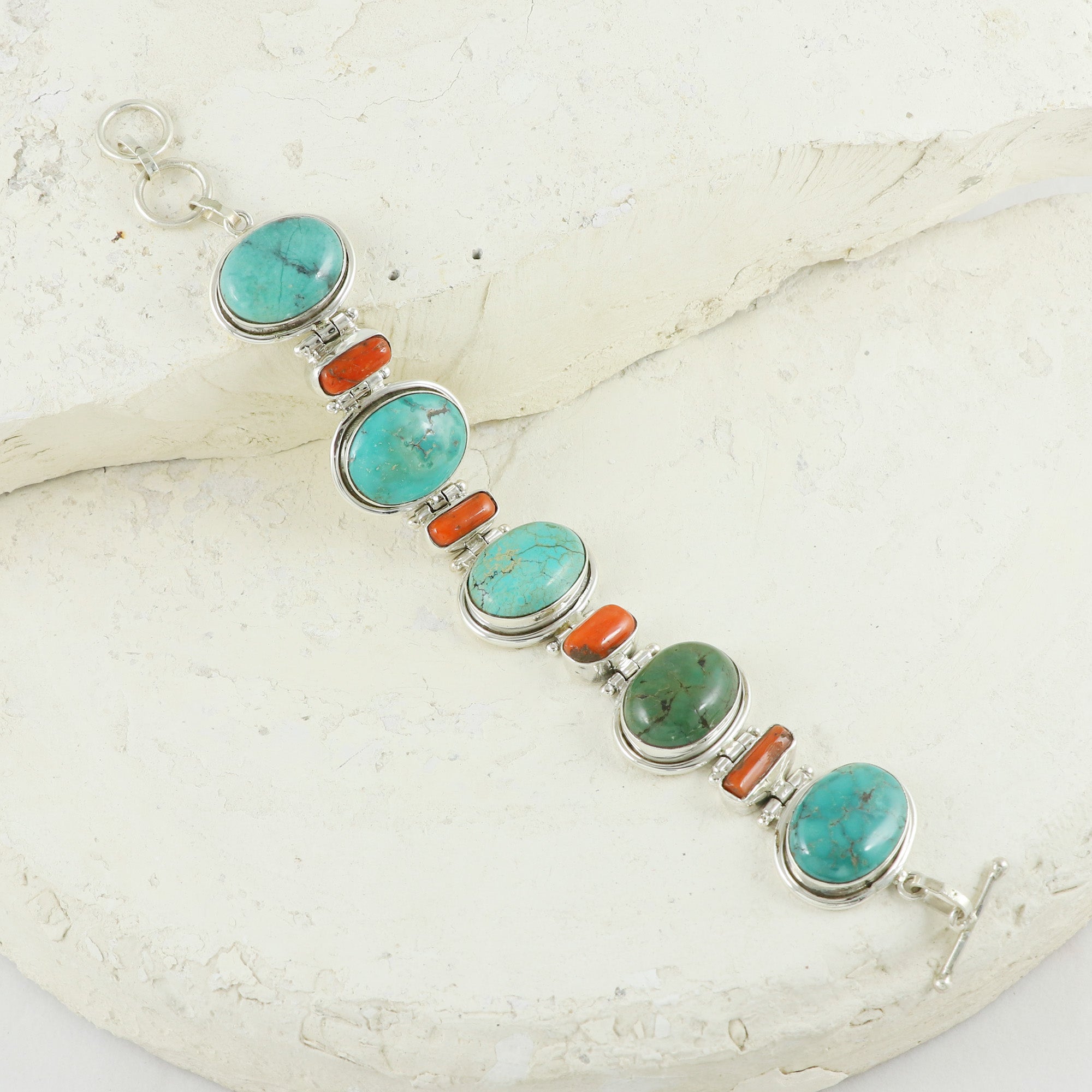 Natural Sterling Silver 925 Bracelet