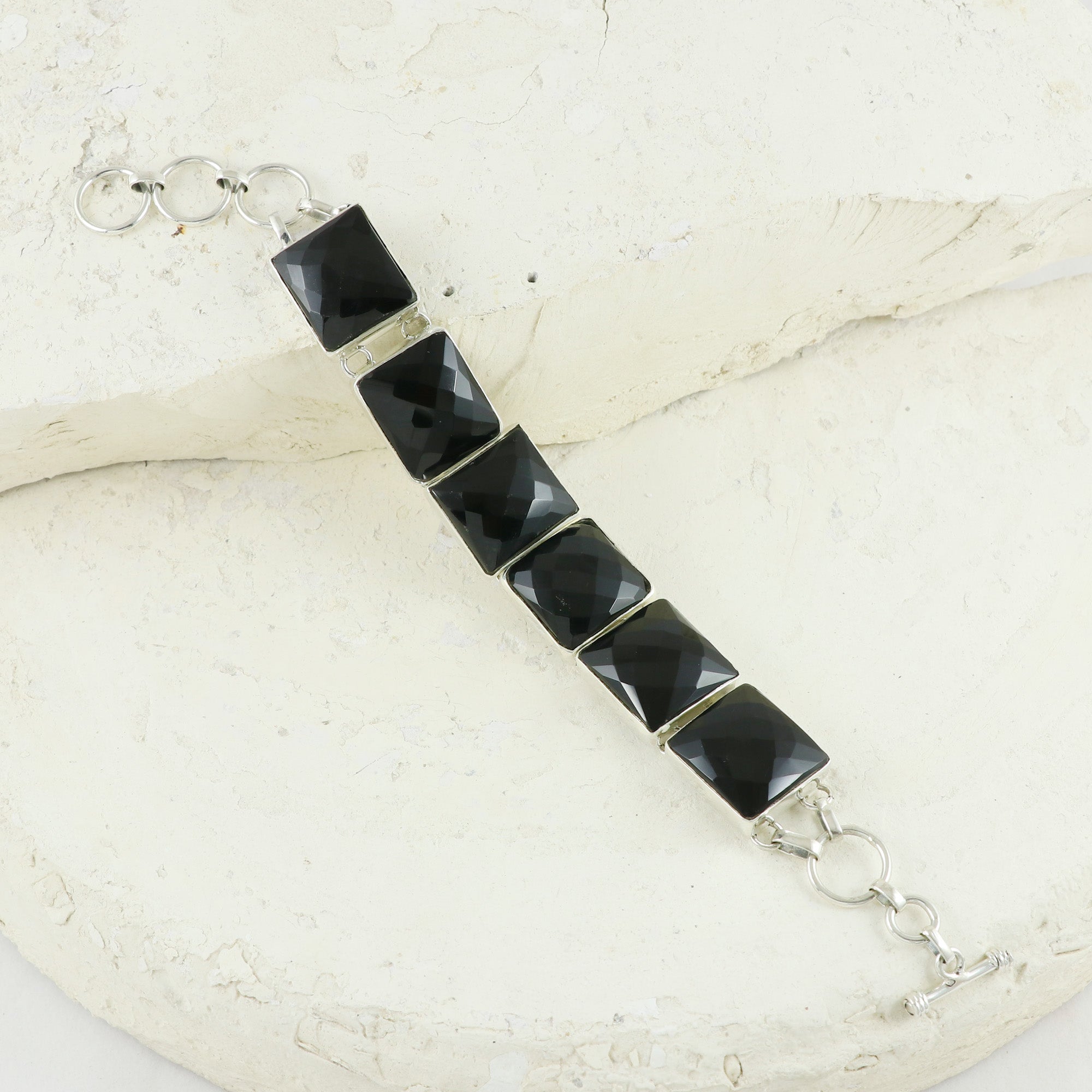 Natural Sterling Silver 925 Bracelet