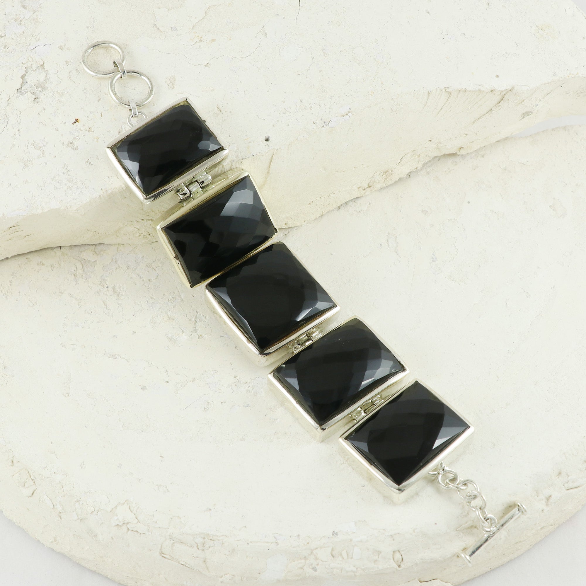 Natural Sterling Silver 925 Bracelet