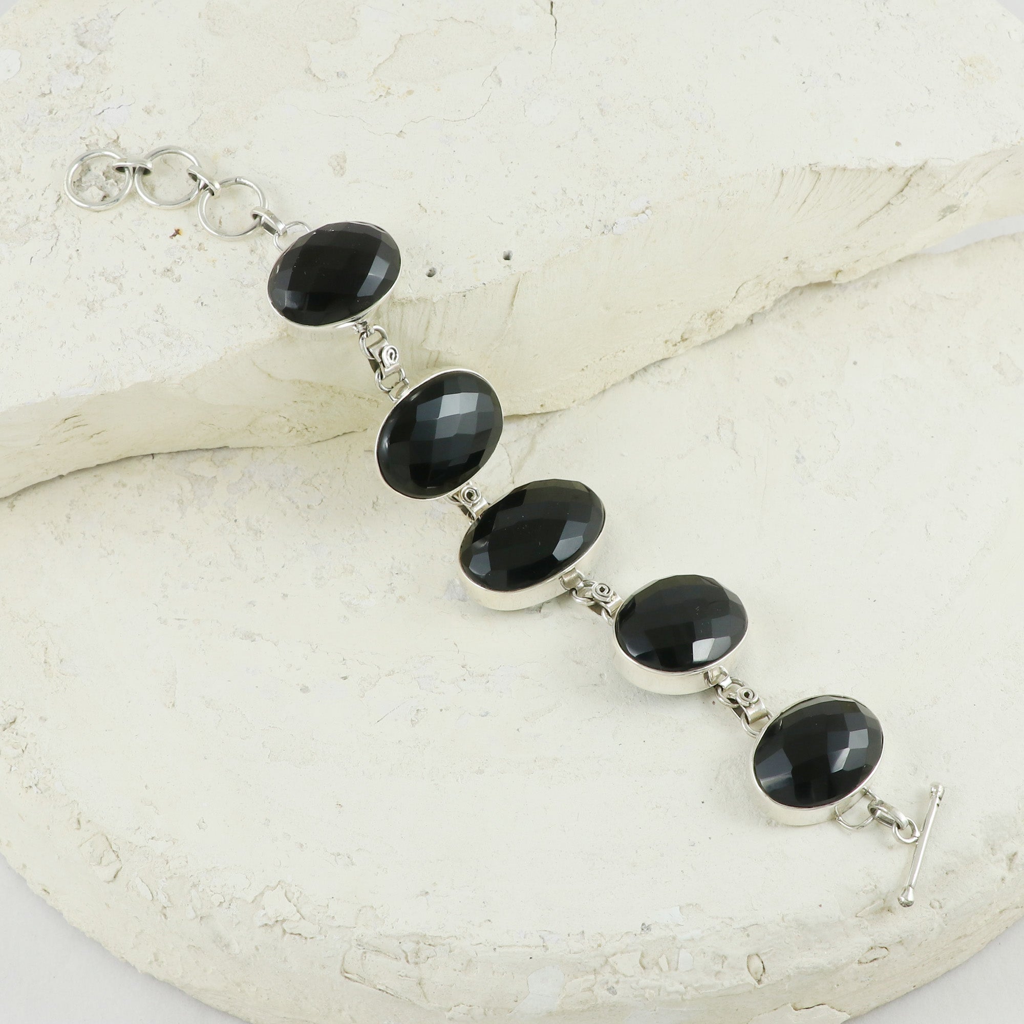 Natural Sterling Silver 925 Bracelet