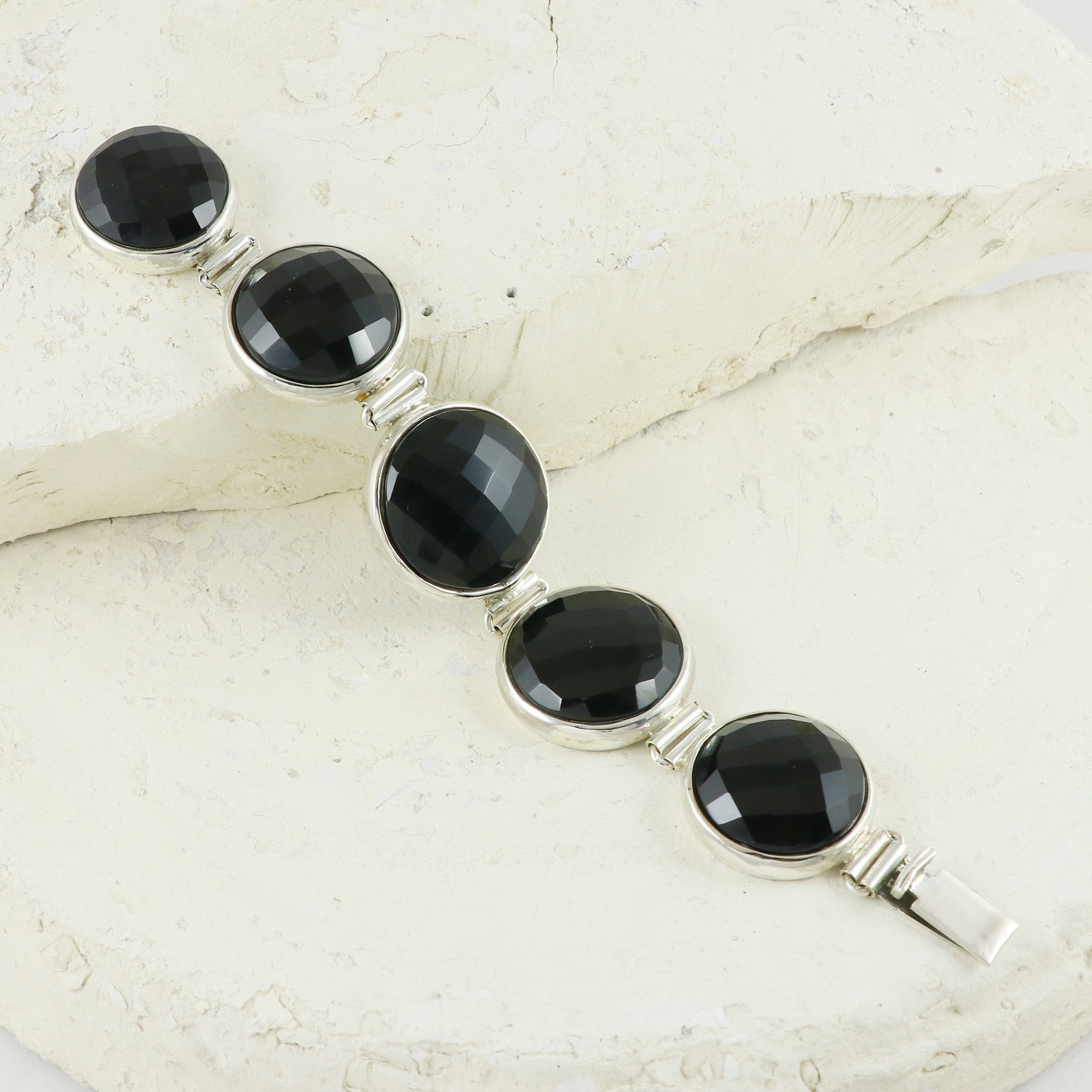 Natural Sterling Silver 925 Bracelet