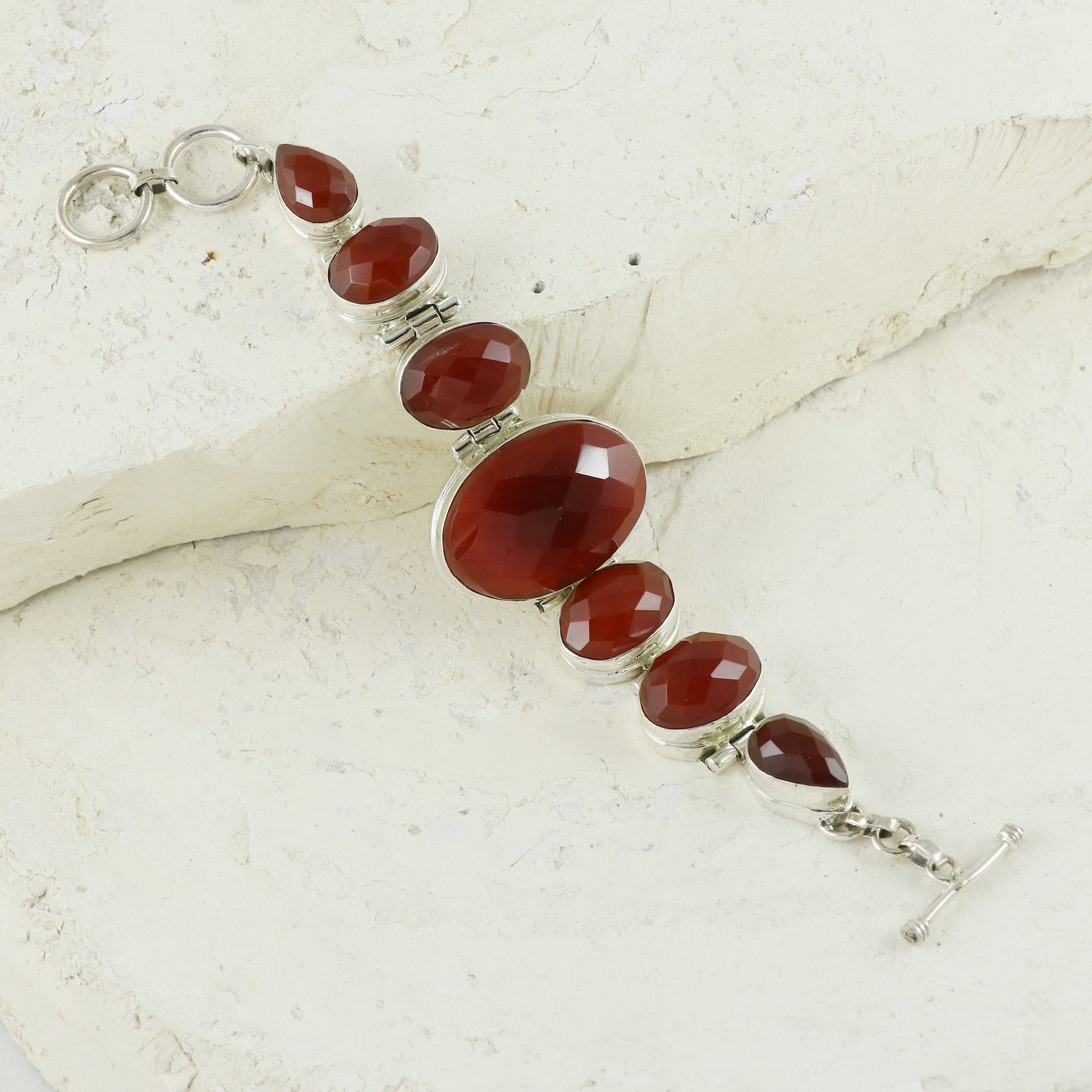 Natural Sterling Silver 925 Bracelet