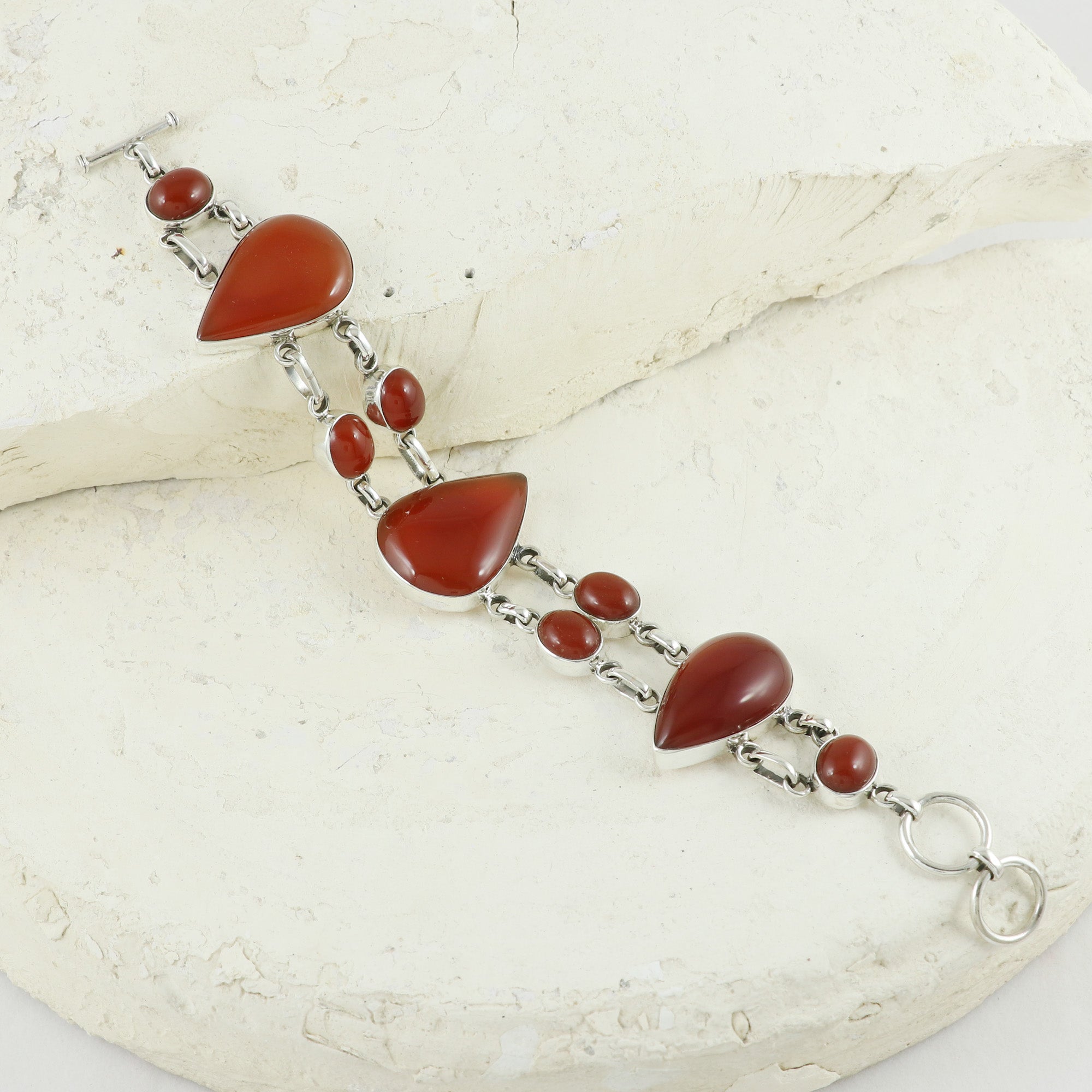 Natural Sterling Silver 925 Bracelet