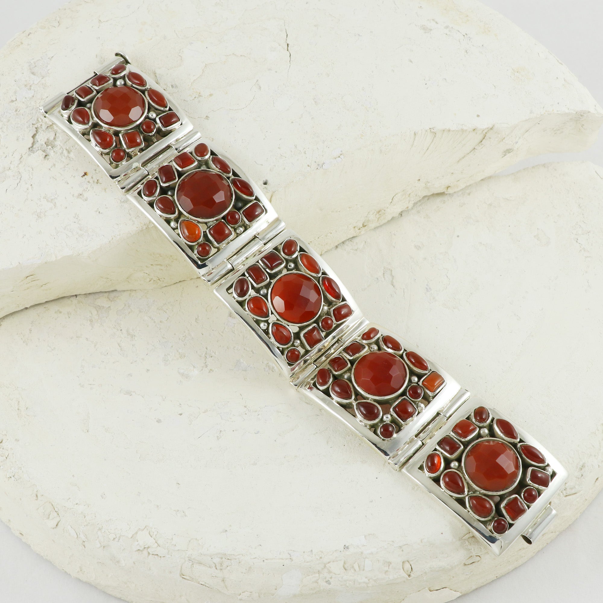 Natural Sterling Silver 925 Bracelet