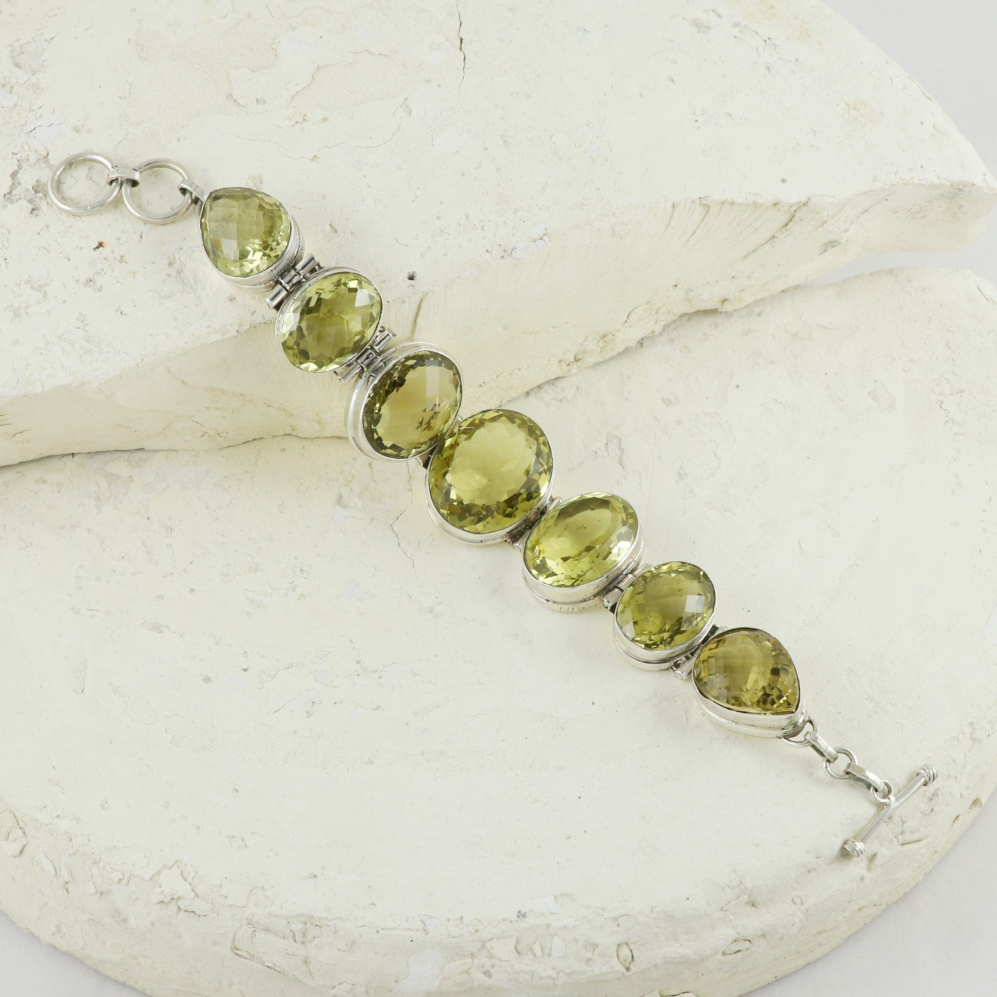Natural Sterling Silver 925 Bracelet