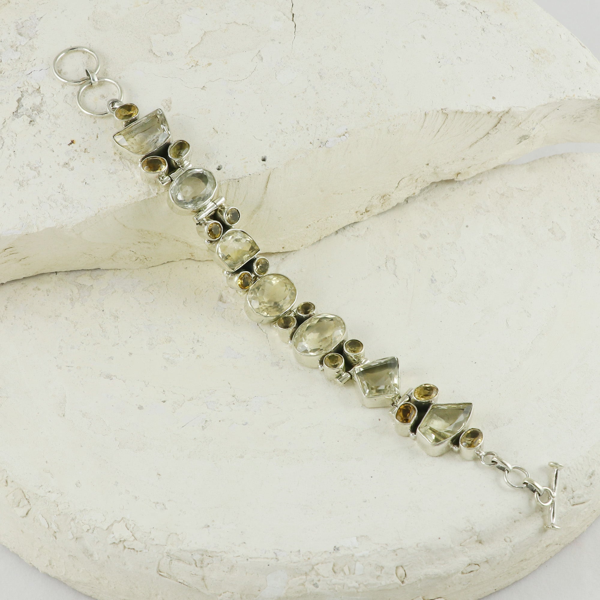 Natural Sterling Silver 925 Bracelet