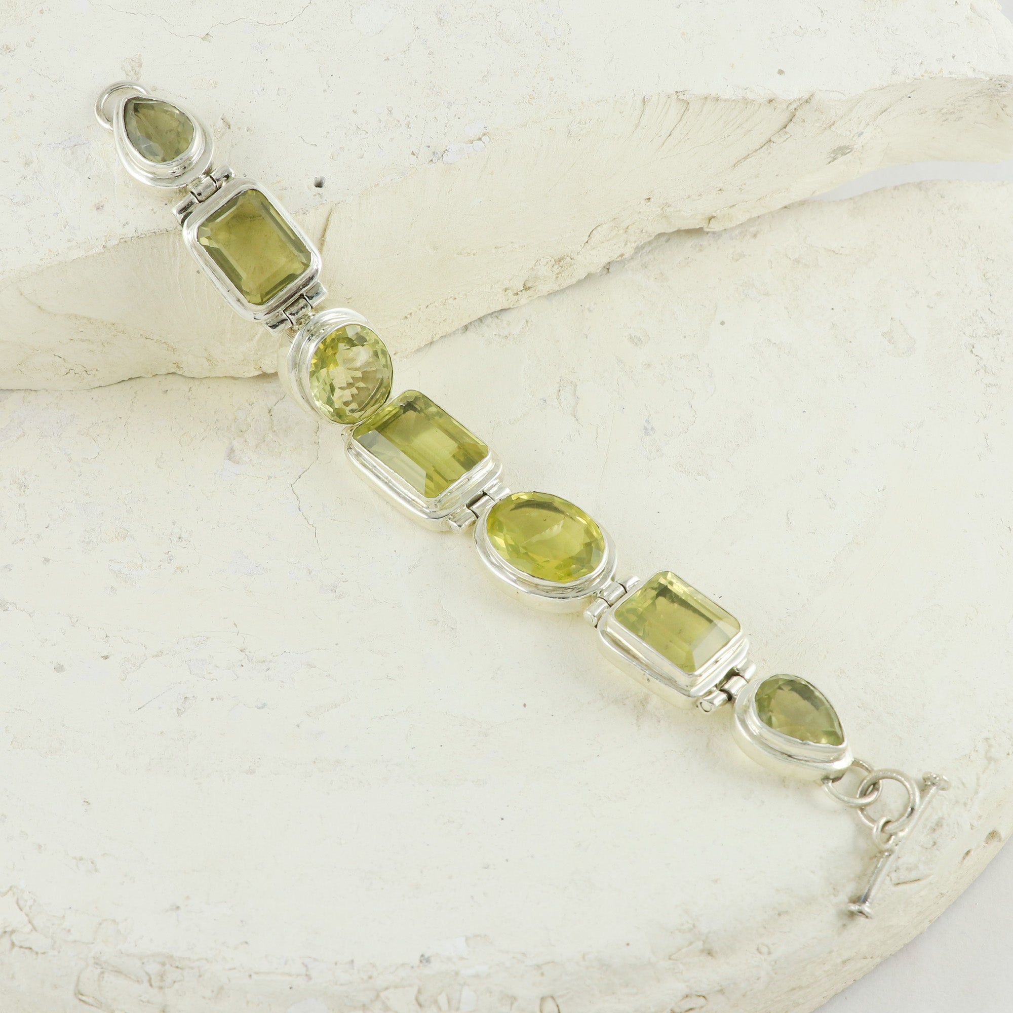 Natural Sterling Silver 925 Bracelet