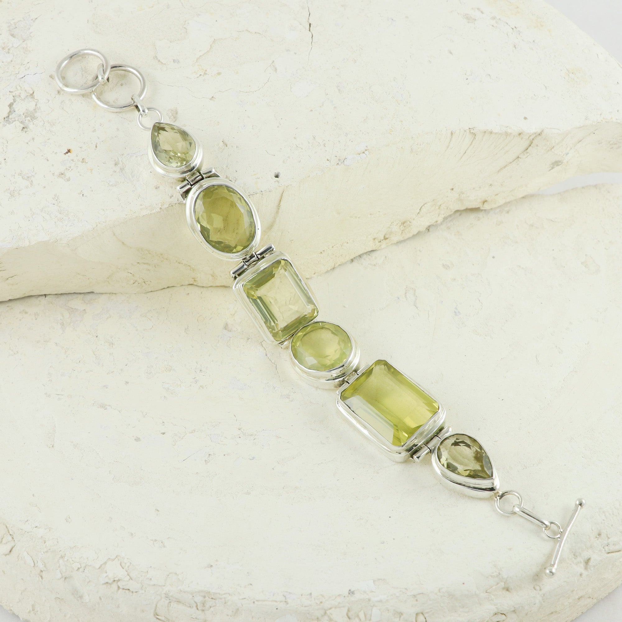 Natural Sterling Silver 925 Bracelet