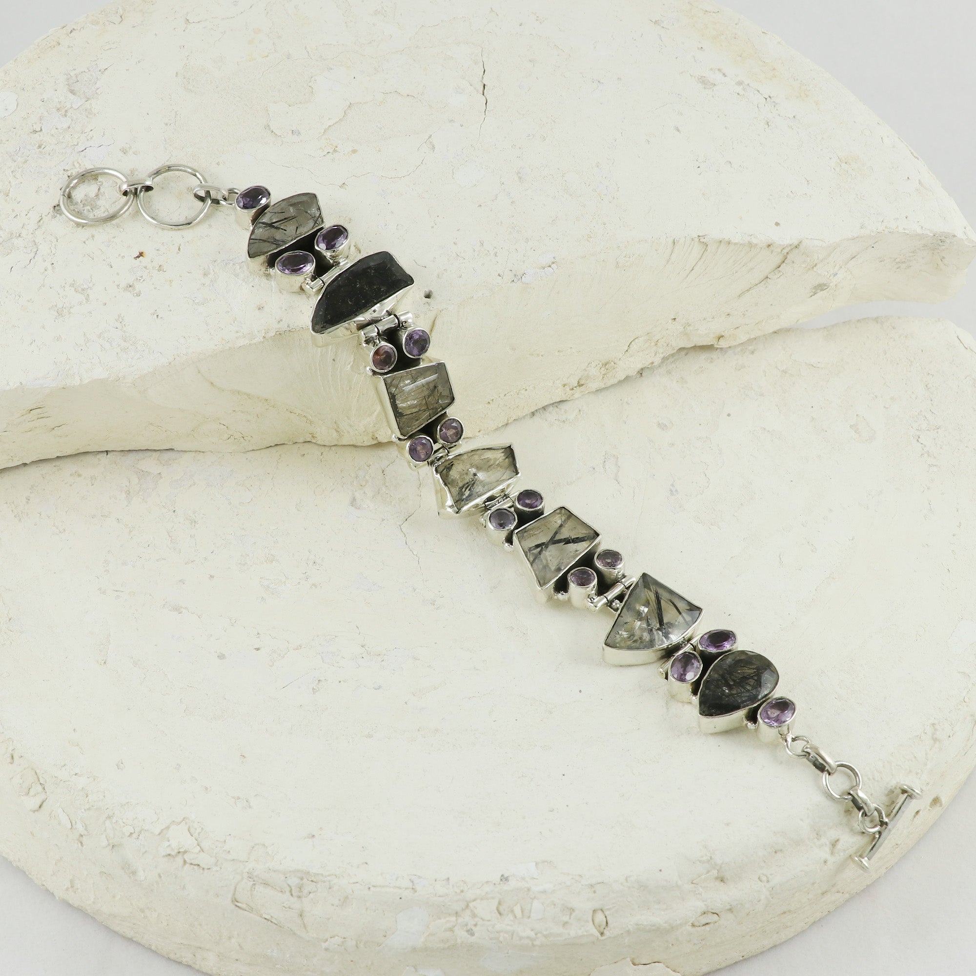 Natural Sterling Silver 925 Bracelet