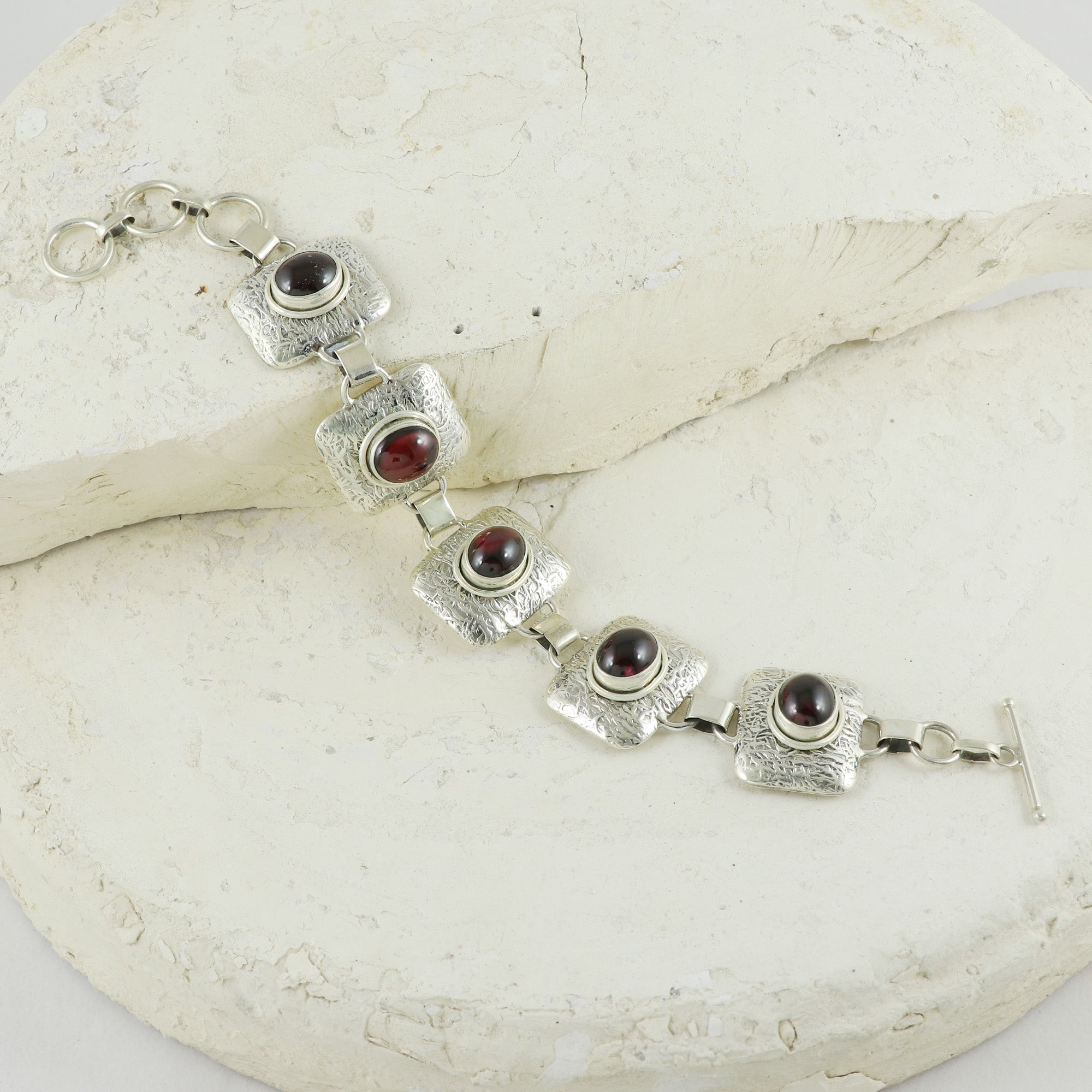 Natural Sterling Silver 925 Bracelet