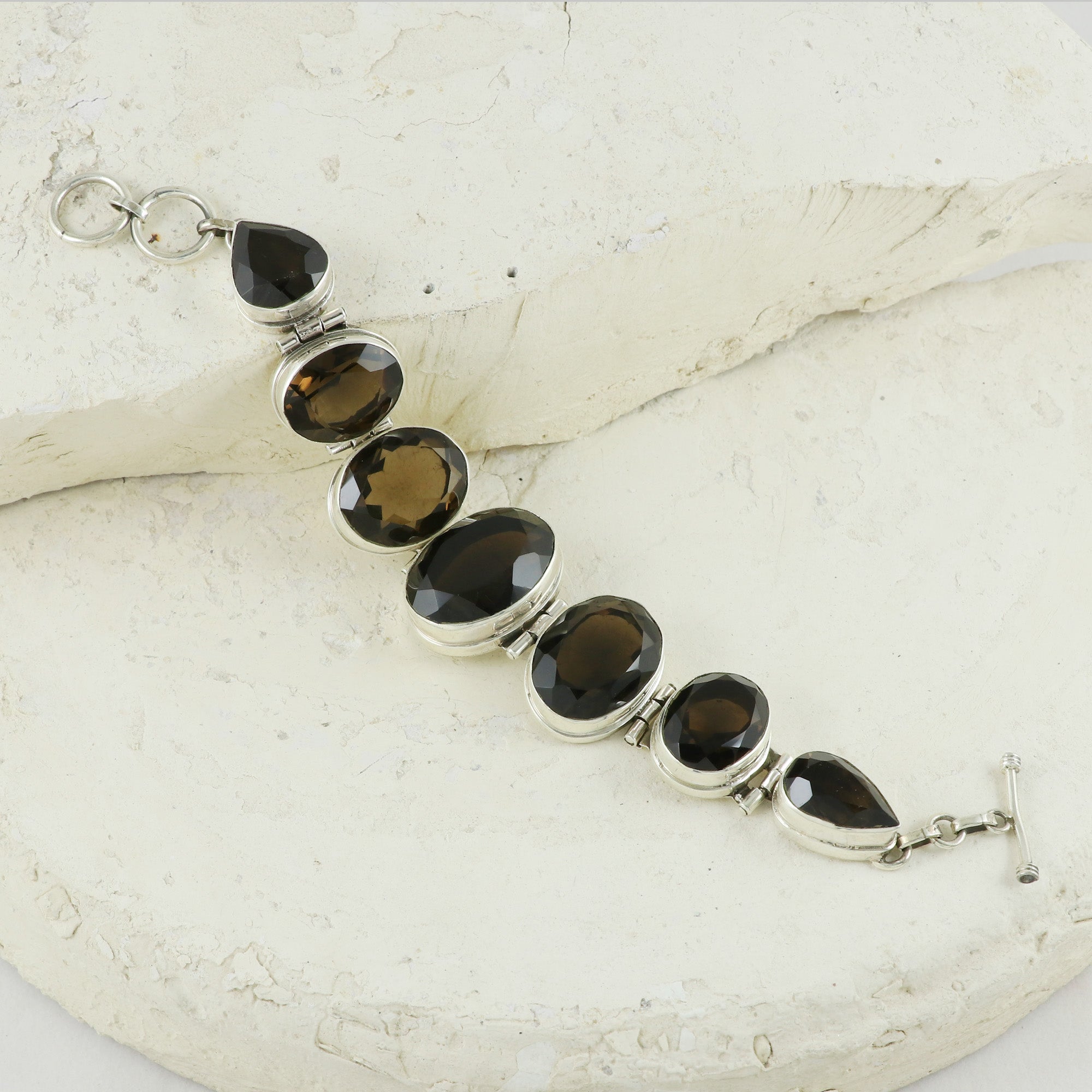 Natural Sterling Silver 925 Bracelet