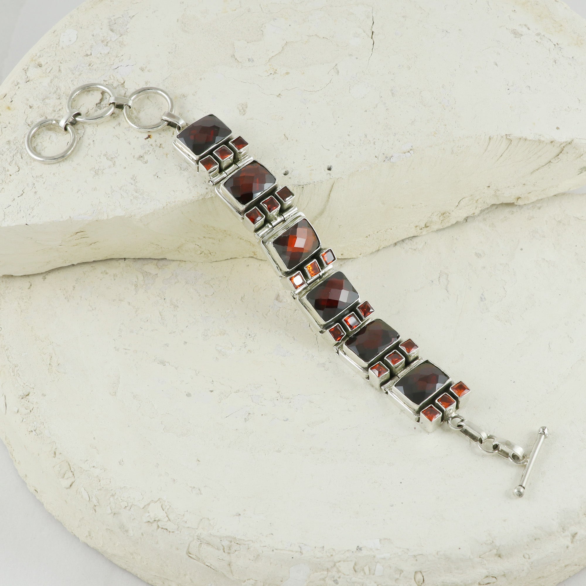 Natural Sterling Silver 925 Bracelet