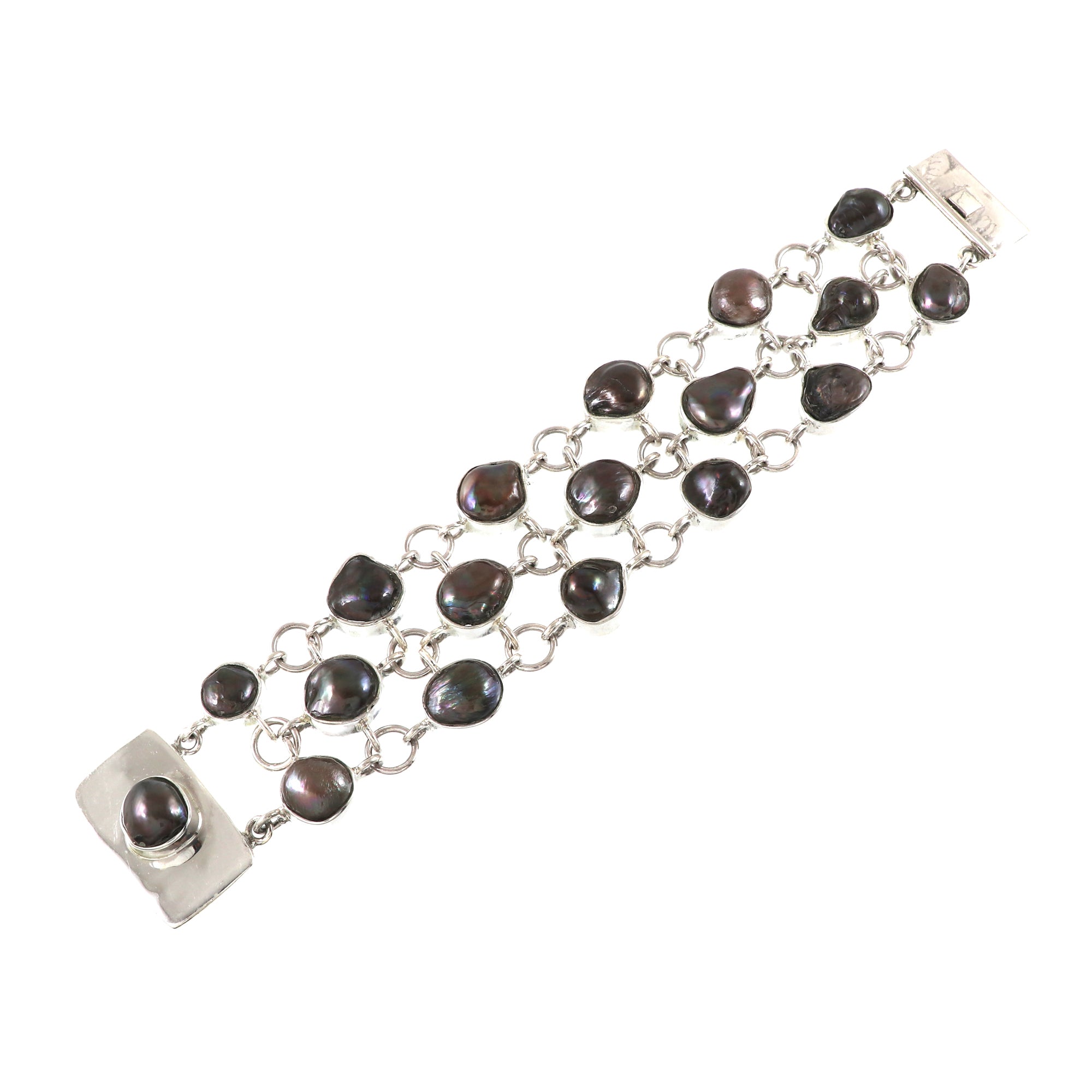 Natural Sterling Silver 925 Bracelet