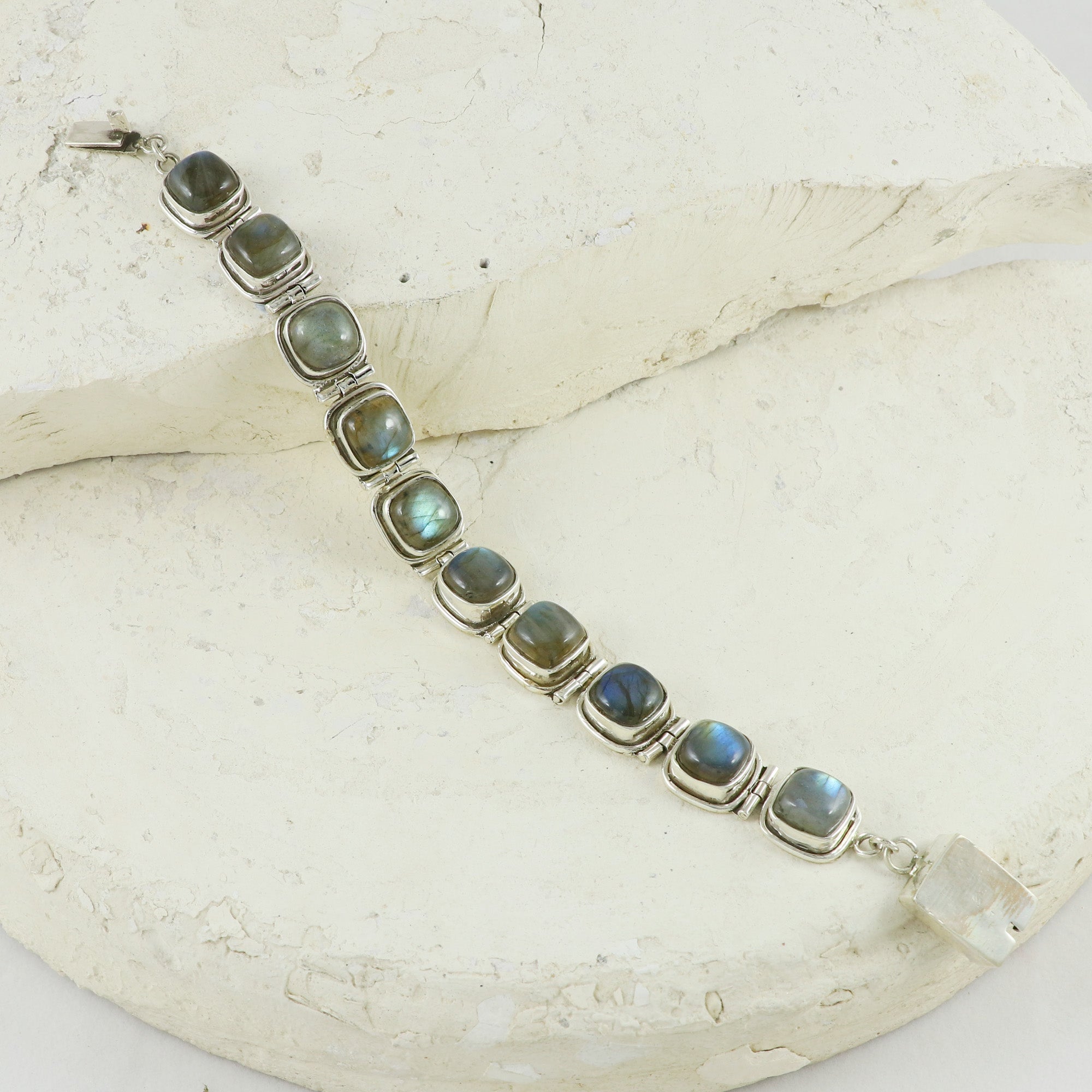 Natural Sterling Silver 925 Bracelet