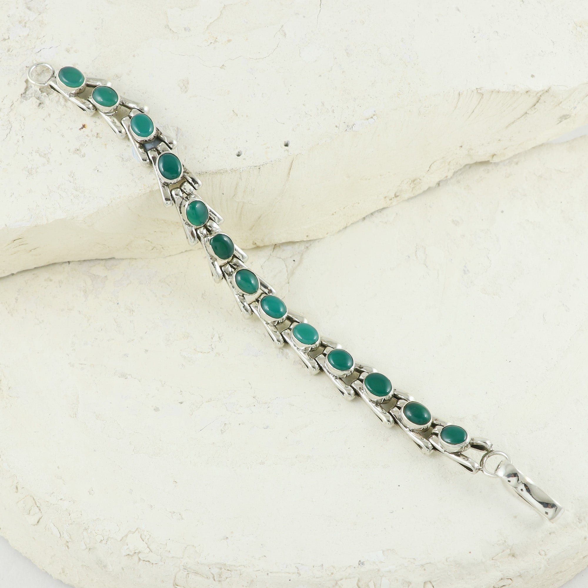Natural Sterling Silver 925 Bracelet
