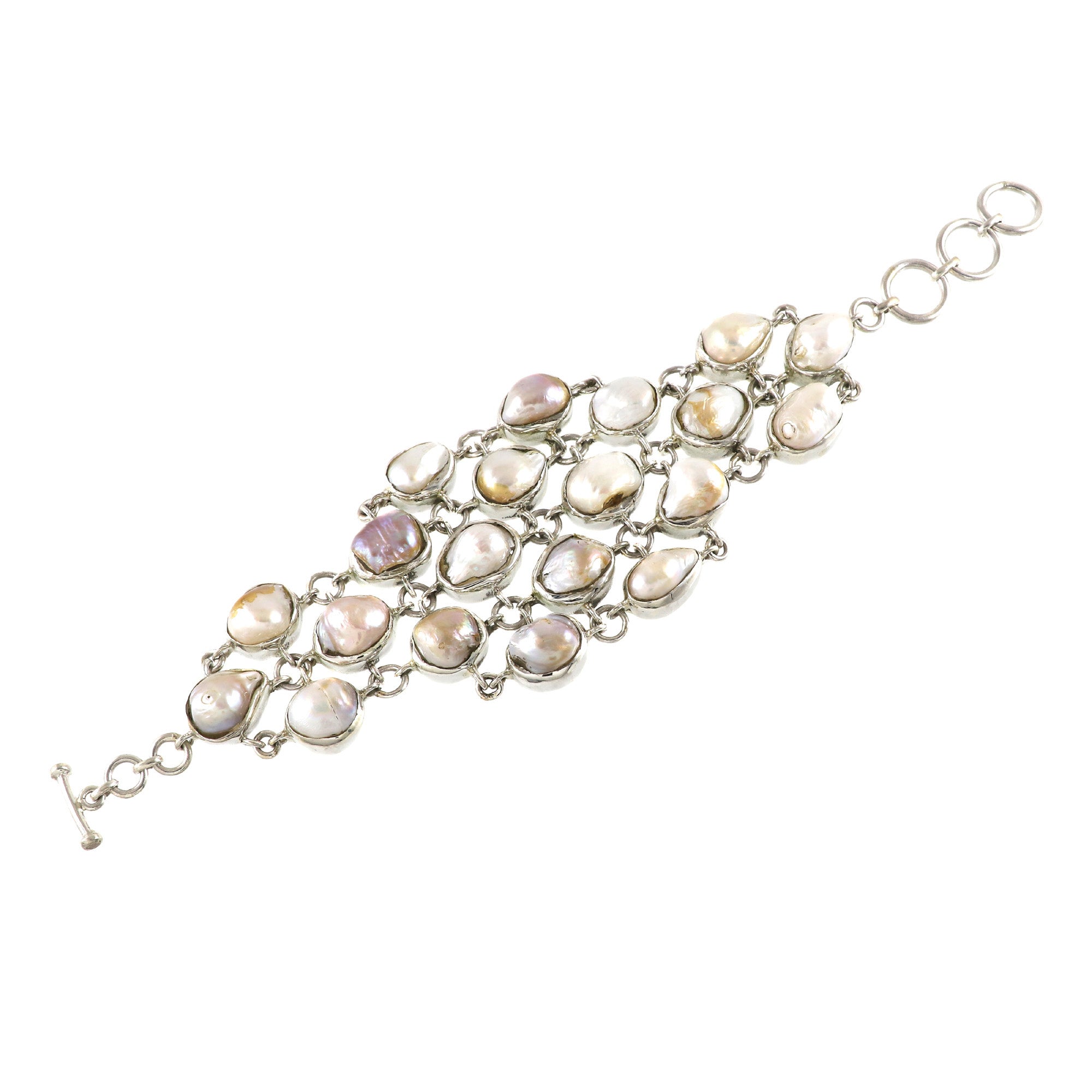 Natural Sterling Silver 925 Bracelet